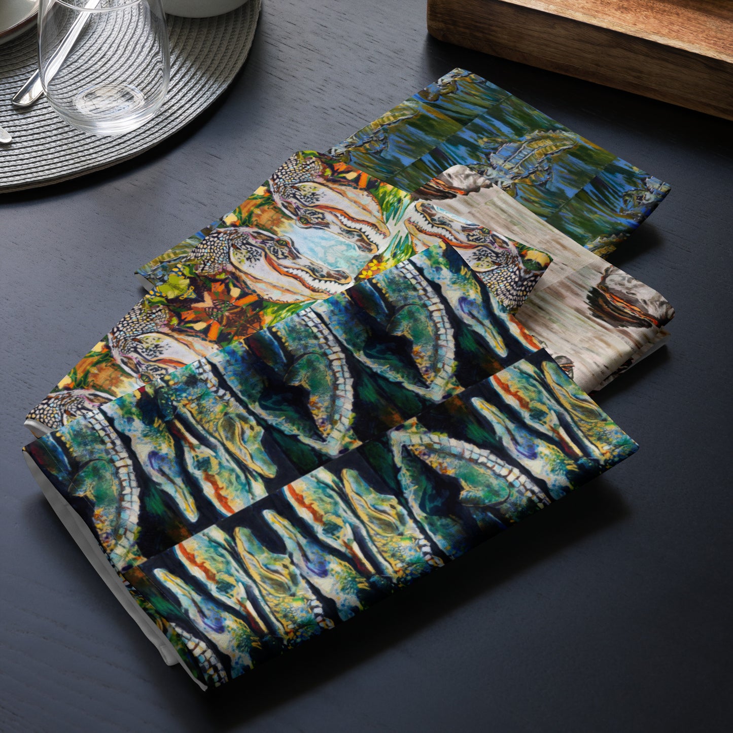 Louisiana Alligators Cloth napkin set