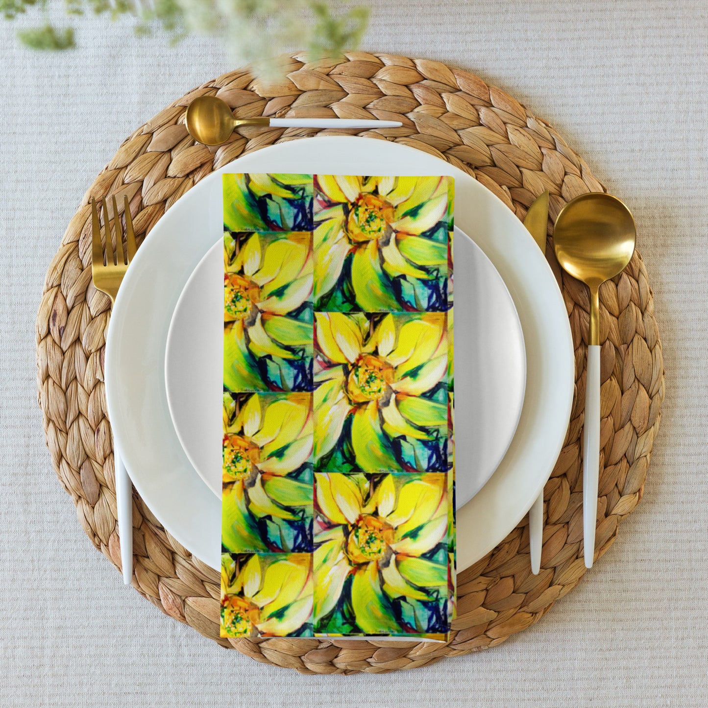 Louisiana Flowers Cloth napkin set