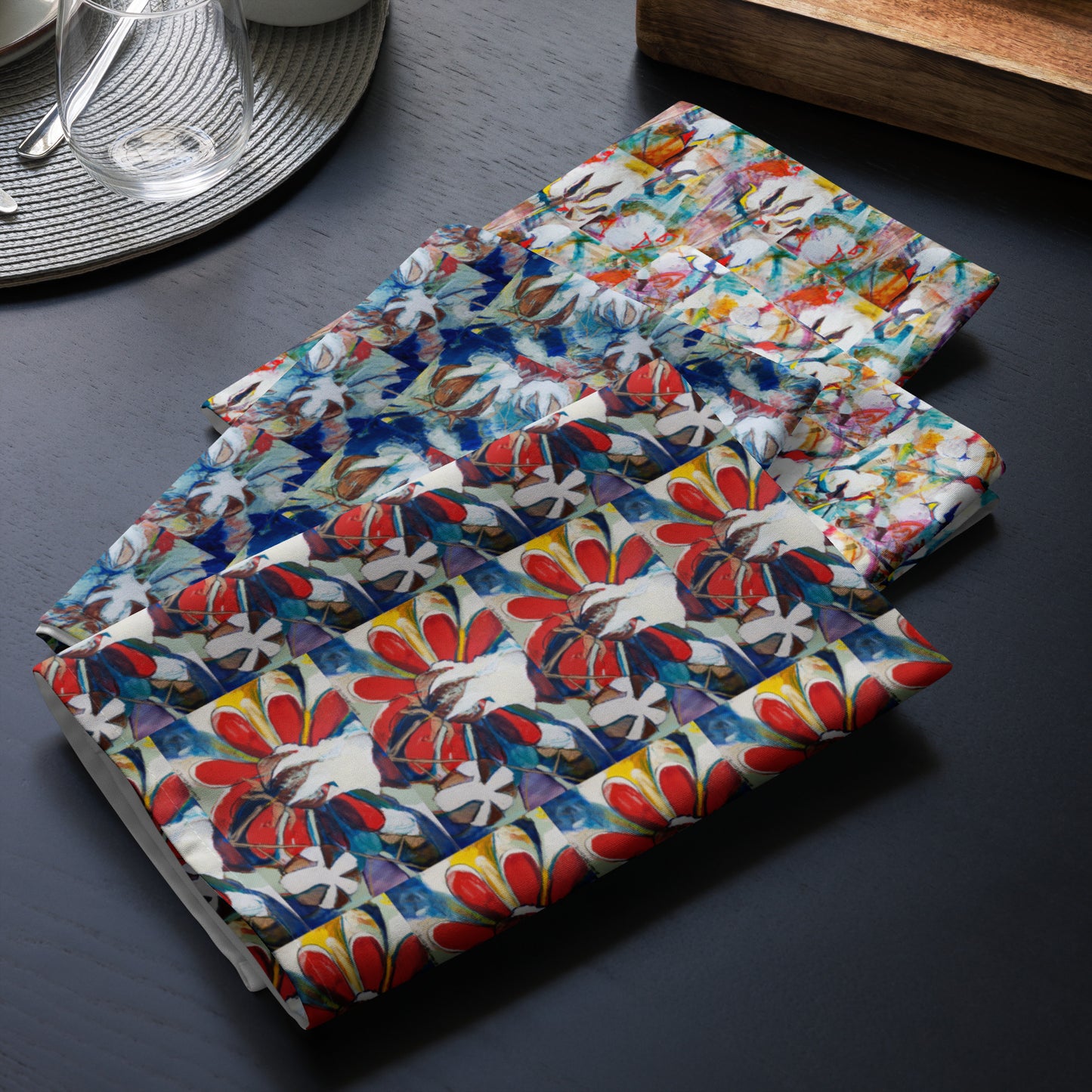 Colorful Cotton Cloth napkin set