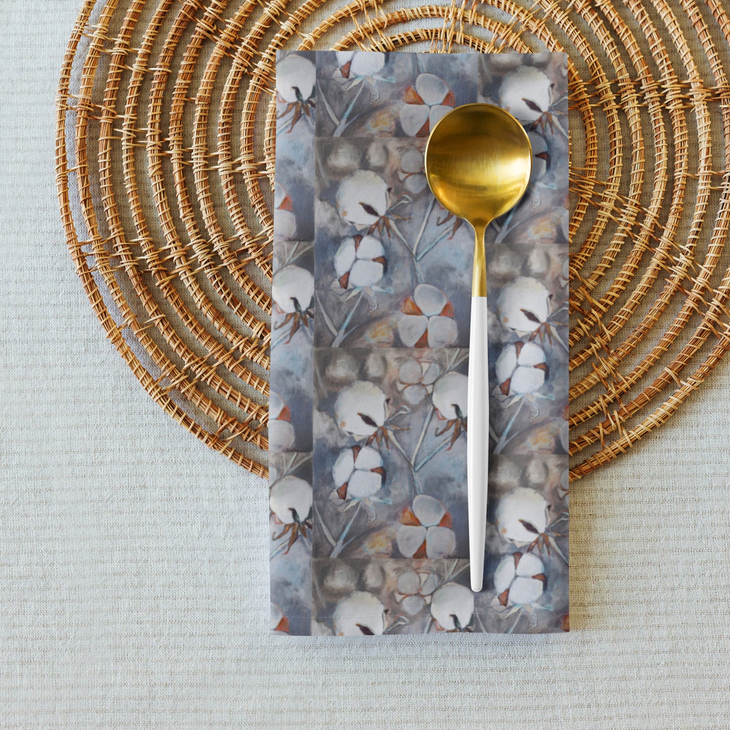 Soft Neutral Cotton Cloth napkin set