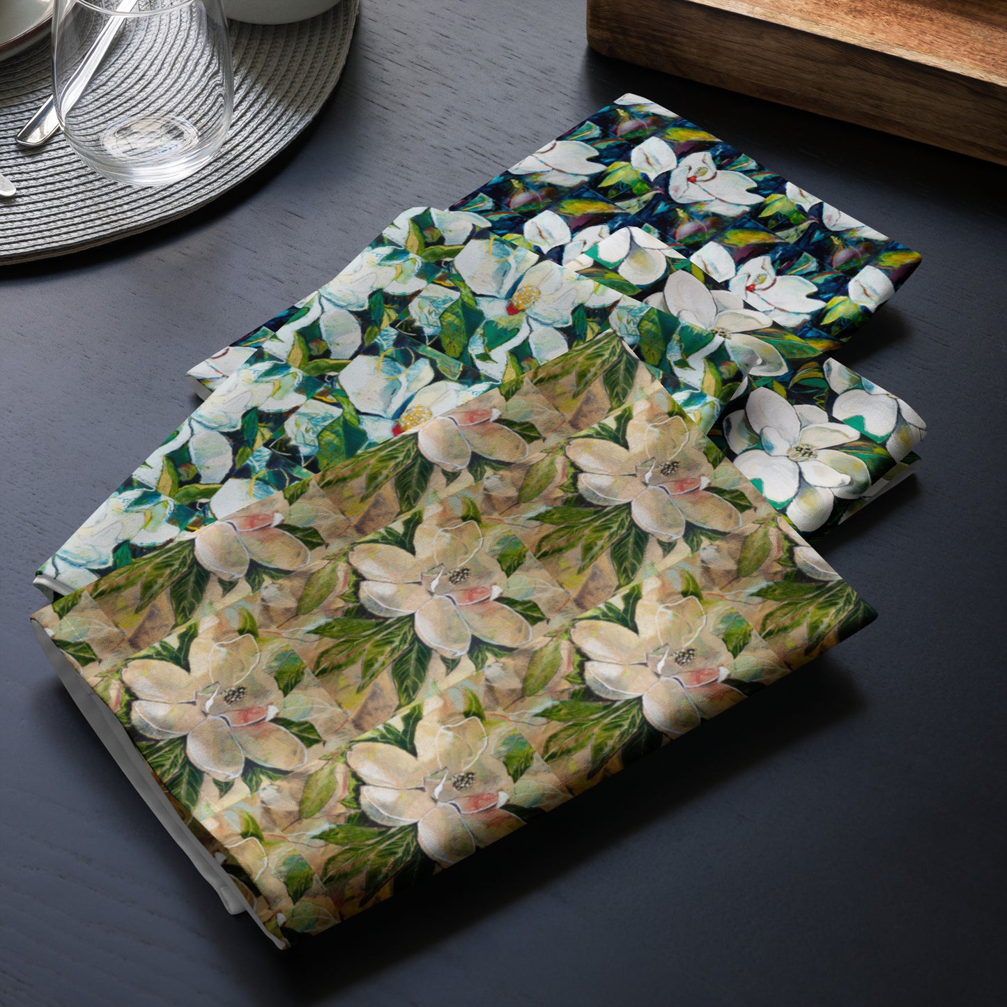 Louisiana Magnolia Cloth napkin set