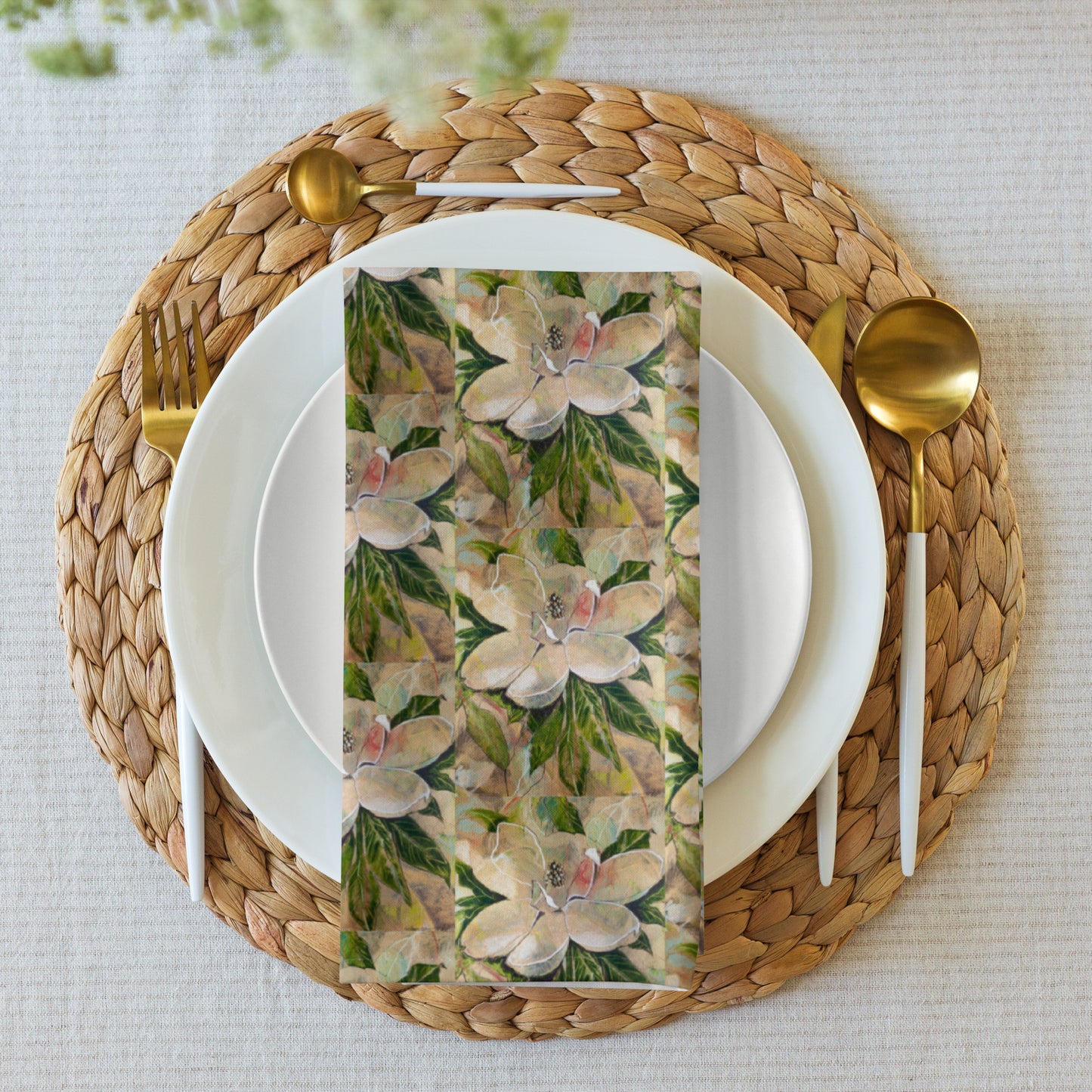 Louisiana Magnolia Cloth napkin set