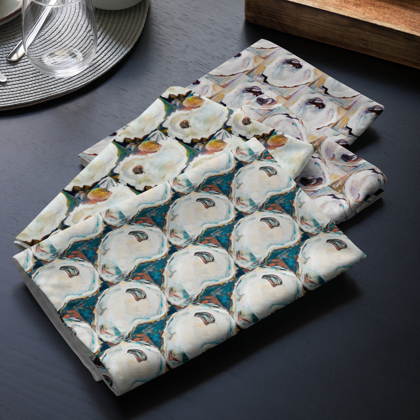 Chill Oysters Cloth napkin set