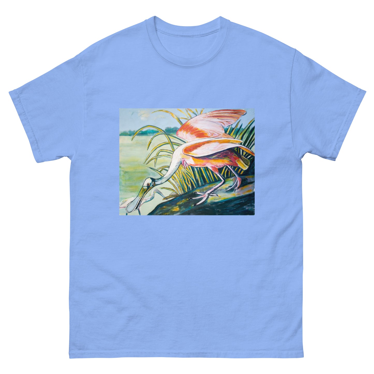 Roseate Spoonbills in the Marsh Unisex classic tee