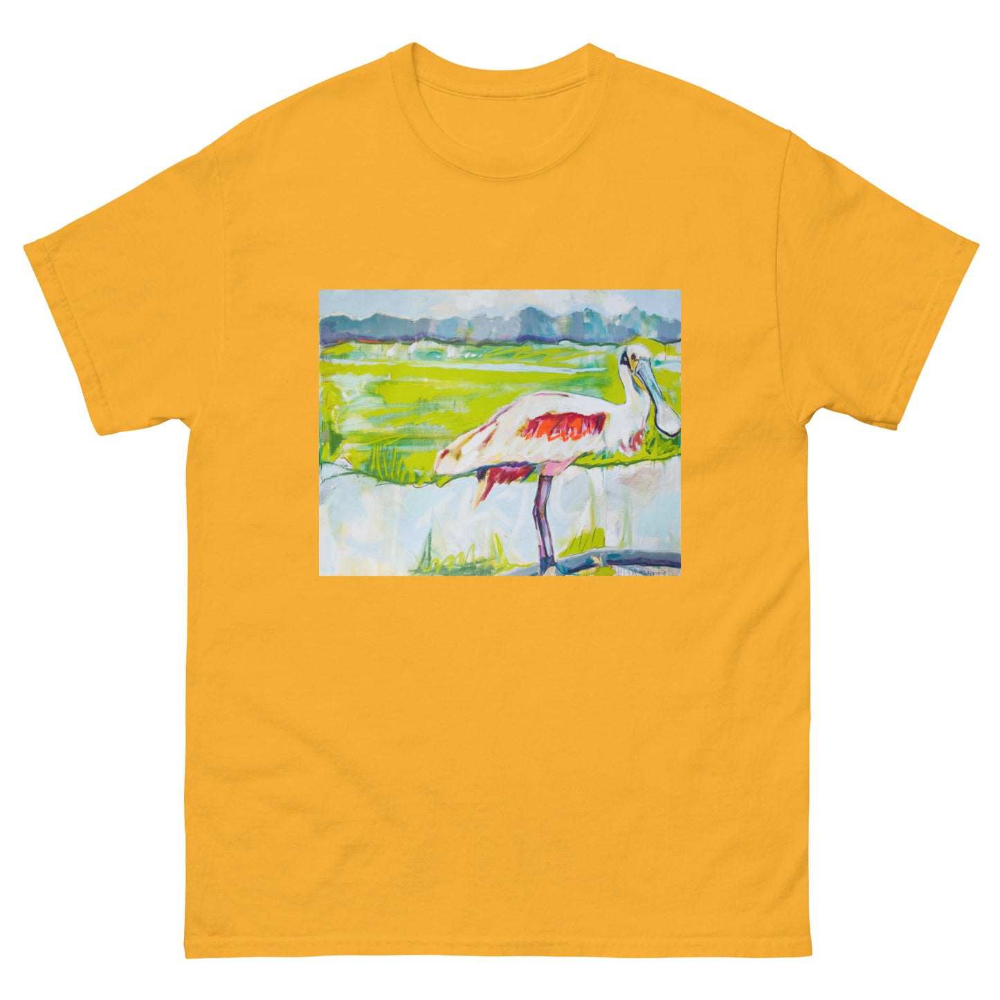 Roseate Spoonbill in His Sanctuary Unisex classic tee