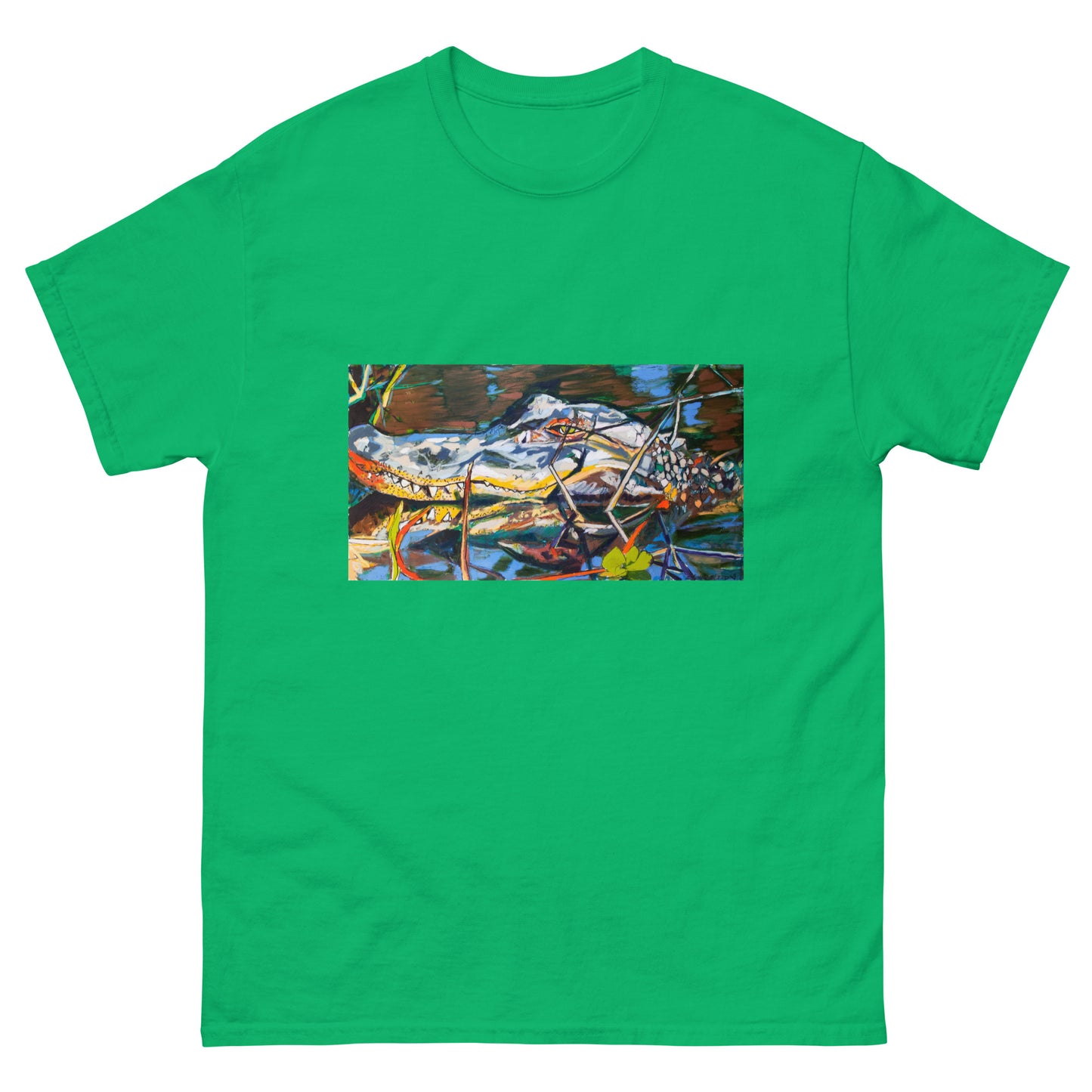 Gator in Bayou Brush Unisex classic tee