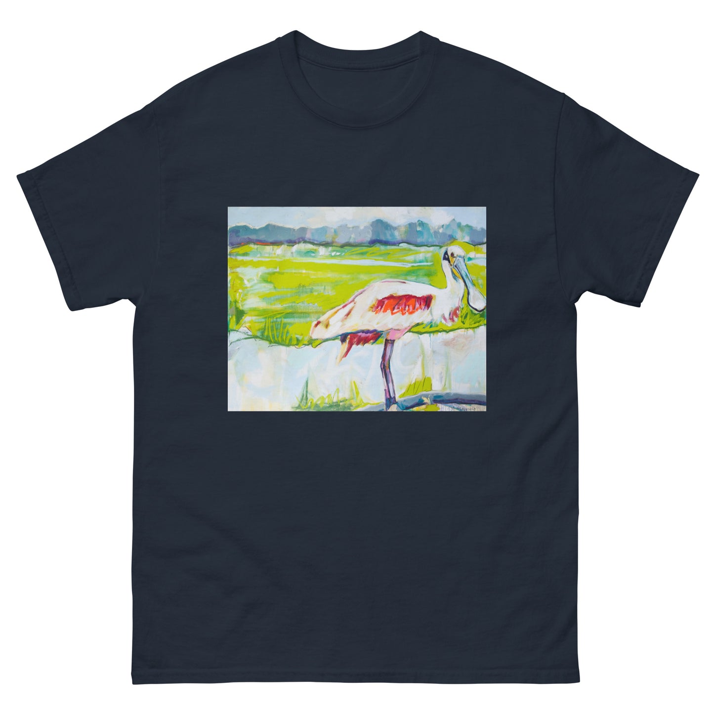 Roseate Spoonbill in His Sanctuary Unisex classic tee