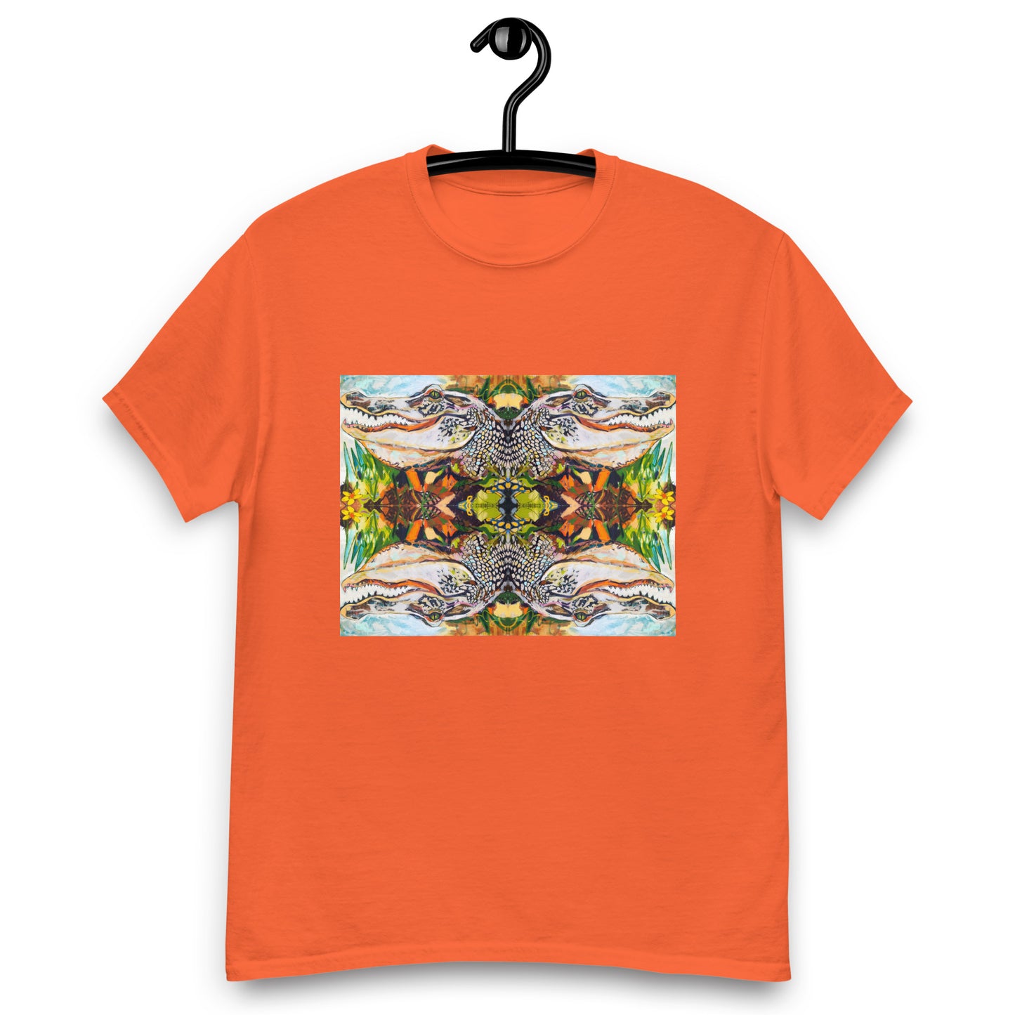 Groovy Gator Pattern Unisex  classic tee