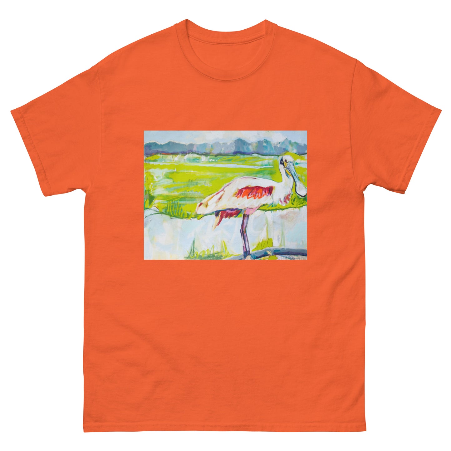 Roseate Spoonbill in His Sanctuary Unisex classic tee