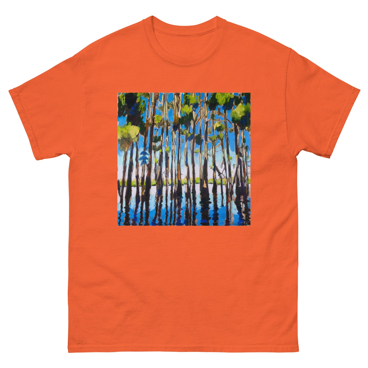 Square Cypress Reflections Unisex classic tee