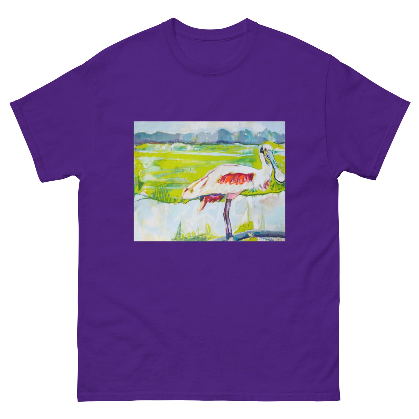 Roseate Spoonbill in His Sanctuary Unisex classic tee