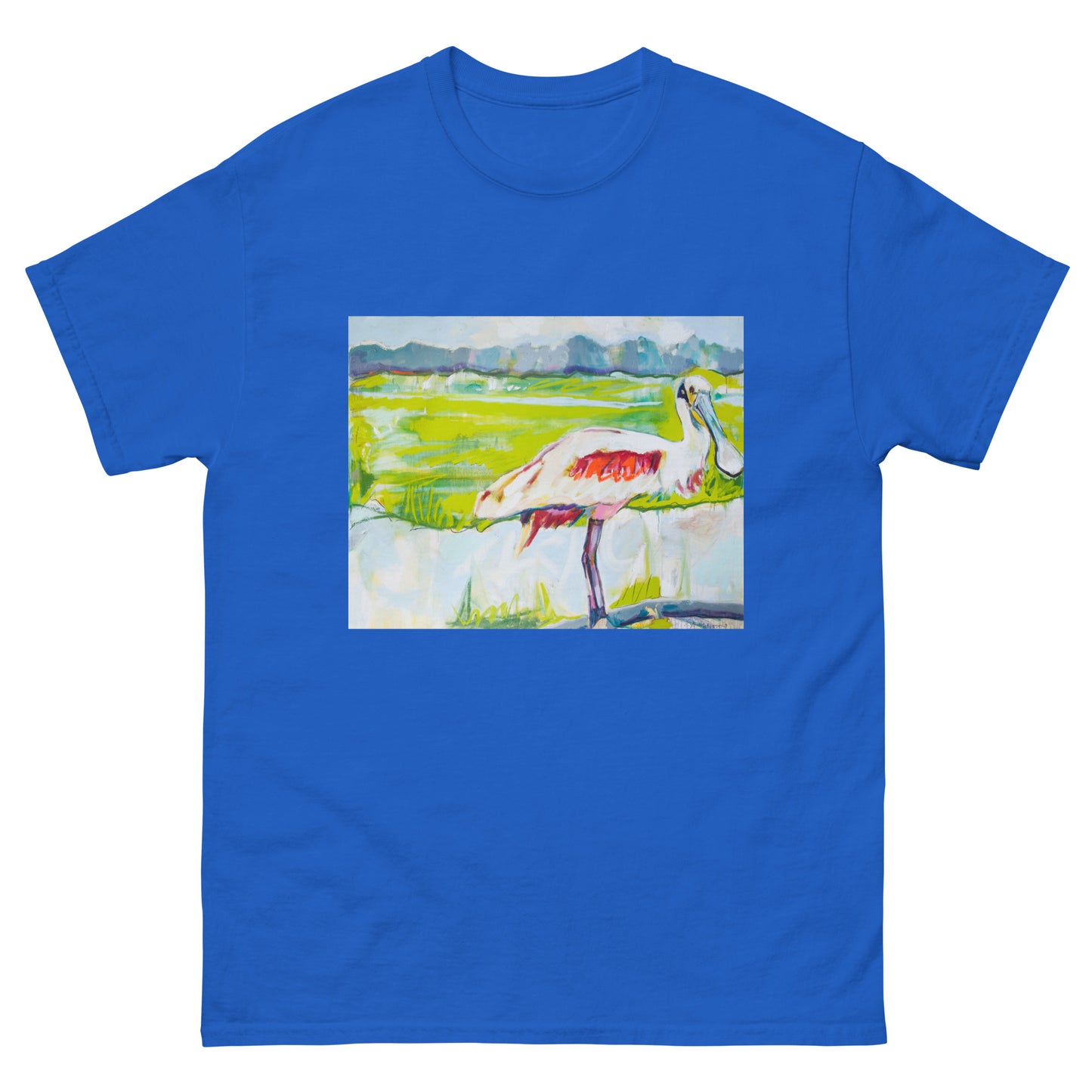 Roseate Spoonbill in His Sanctuary Unisex classic tee