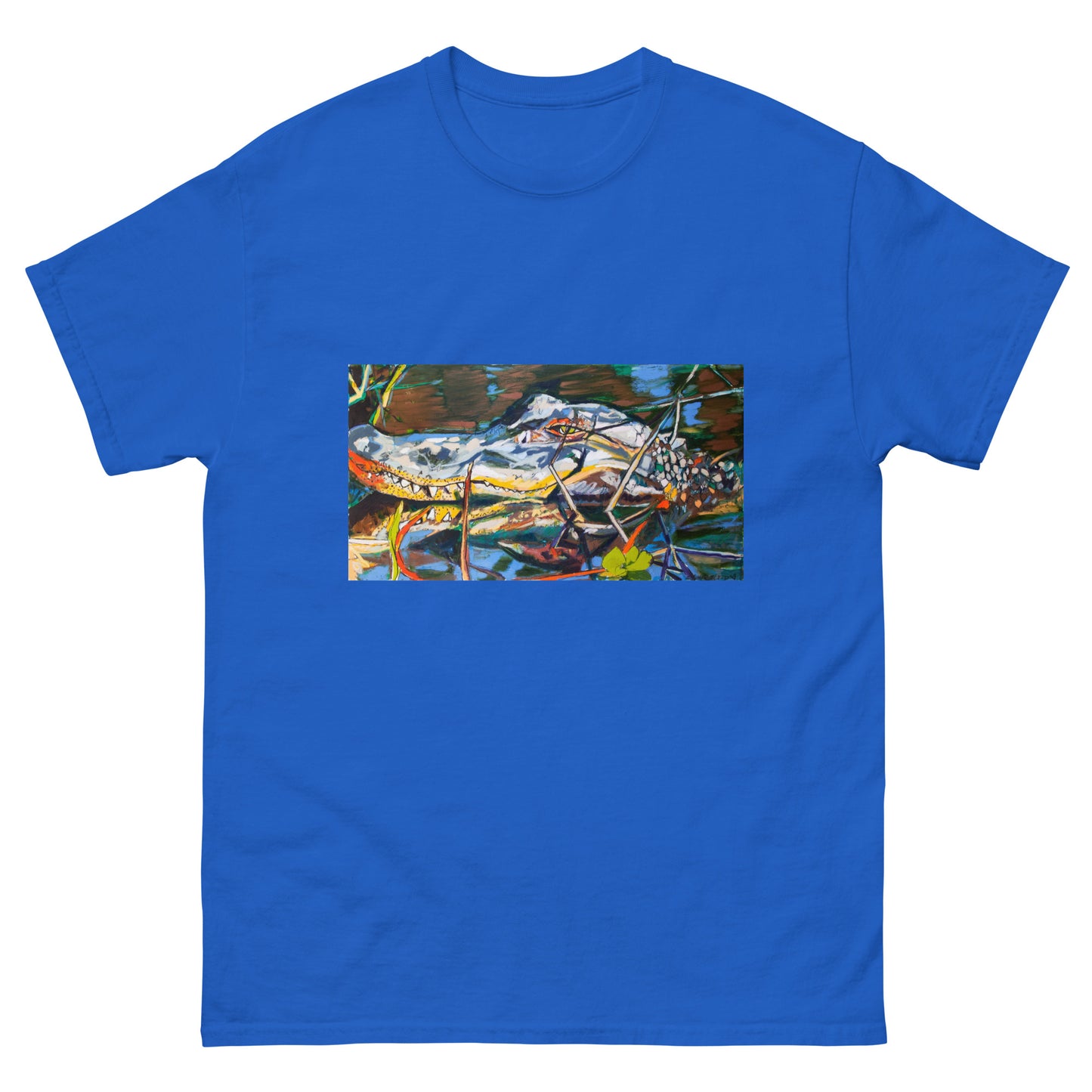 Gator in Bayou Brush Unisex classic tee