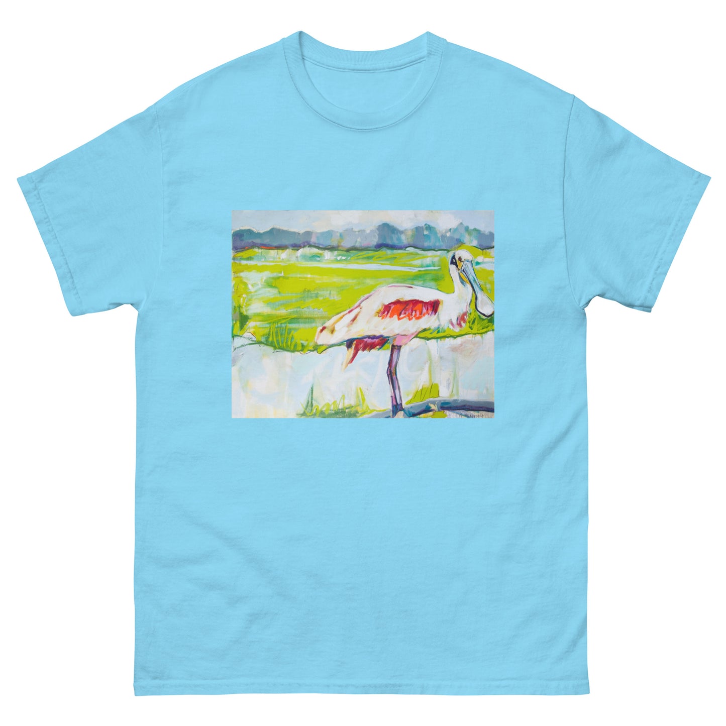 Roseate Spoonbill in His Sanctuary Unisex classic tee