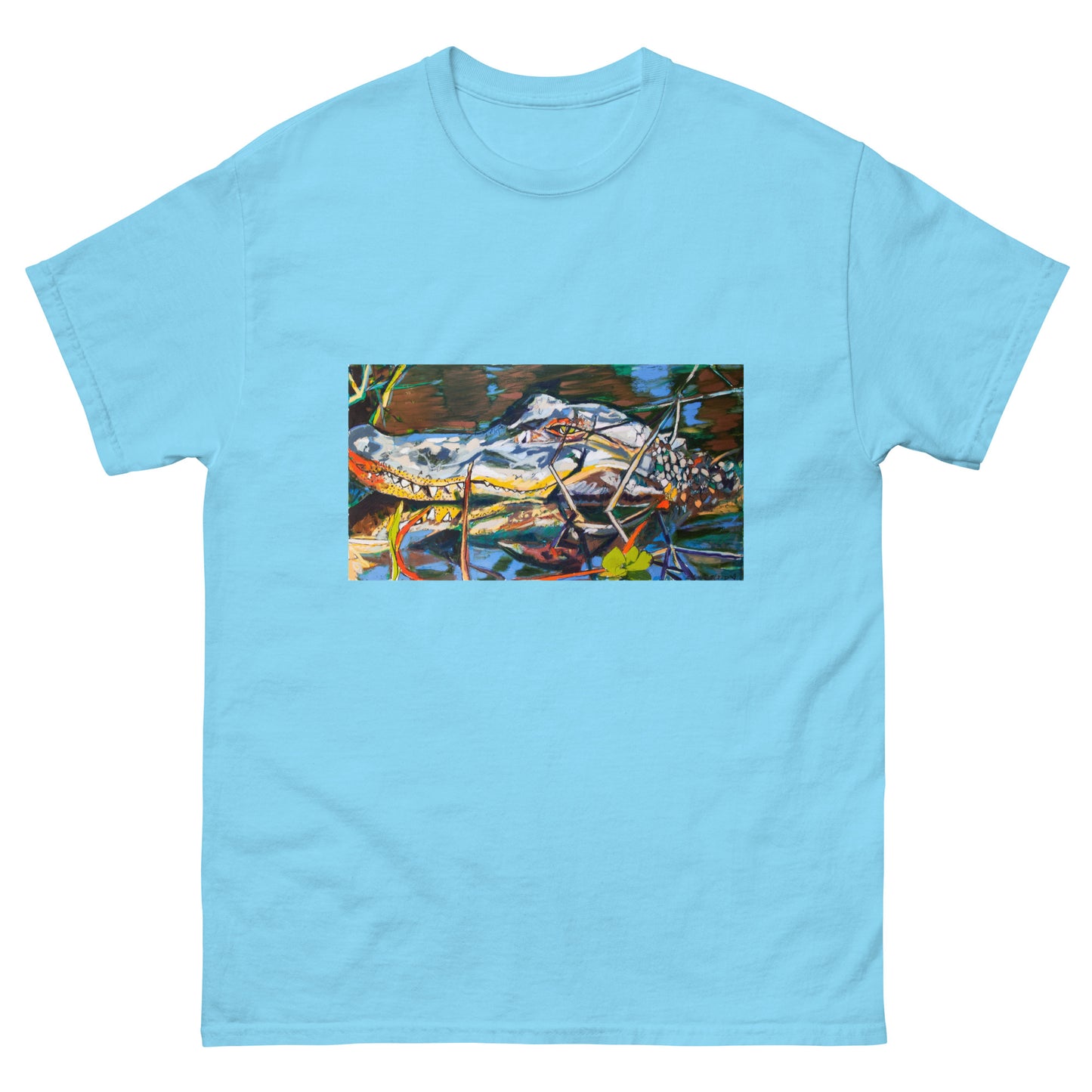 Gator in Bayou Brush Unisex classic tee