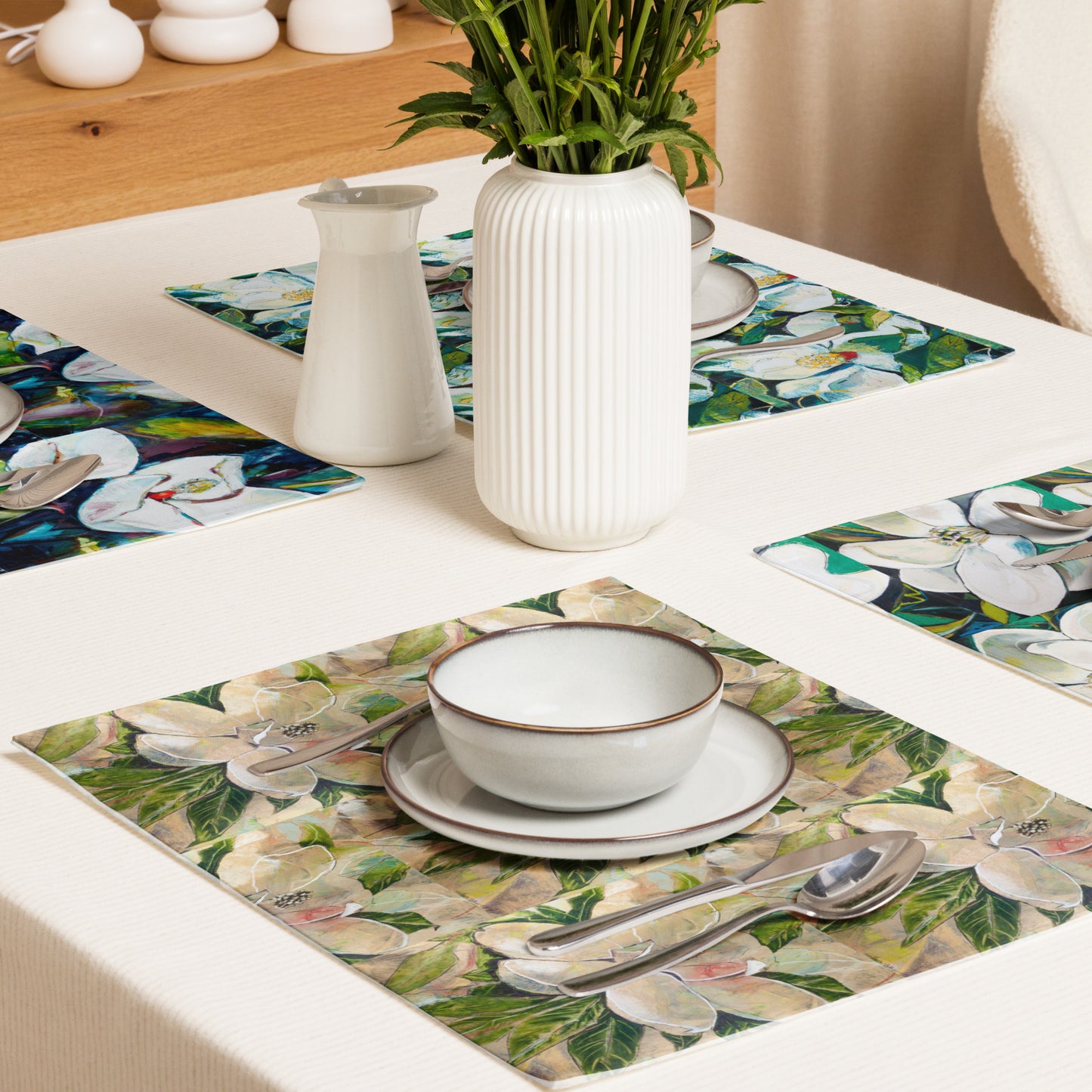 Louisiana Magnolia Placemat Set