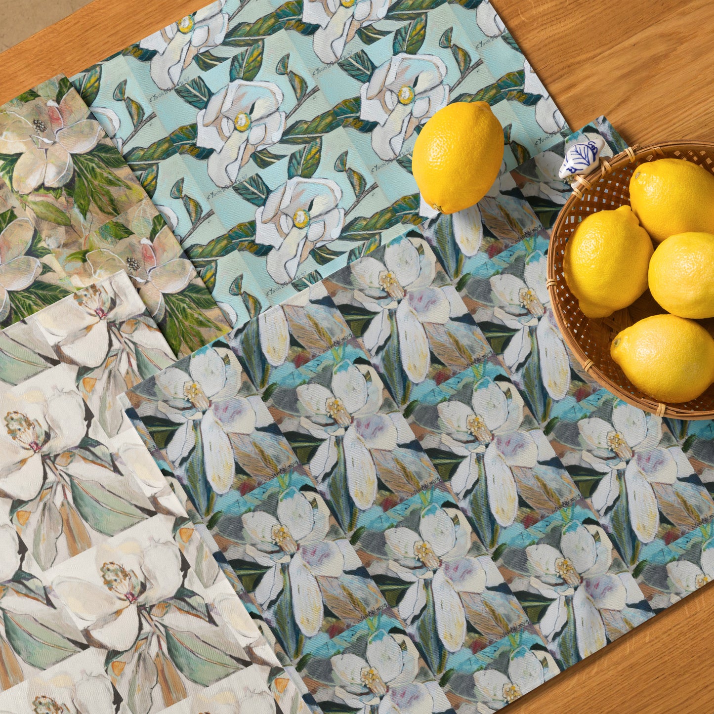 Soft Magnolia Placemat Set