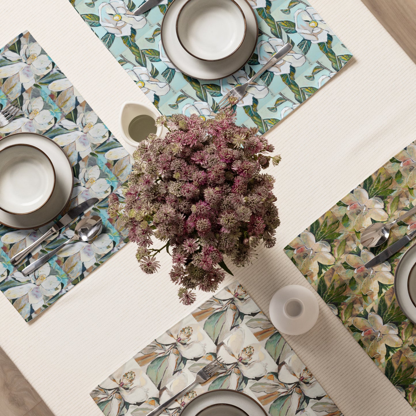 Soft Magnolia Placemat Set