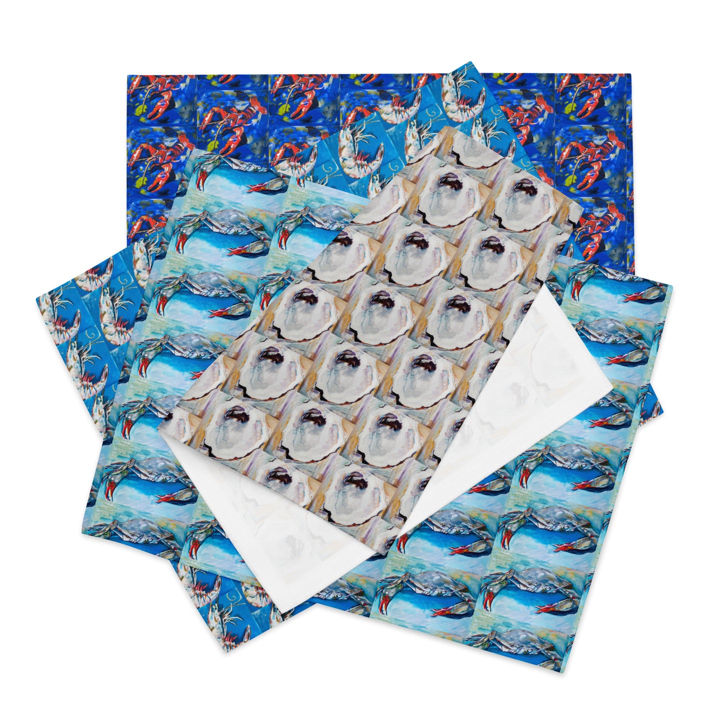 Louisiana Seafood- Small Pattern Placemat Set