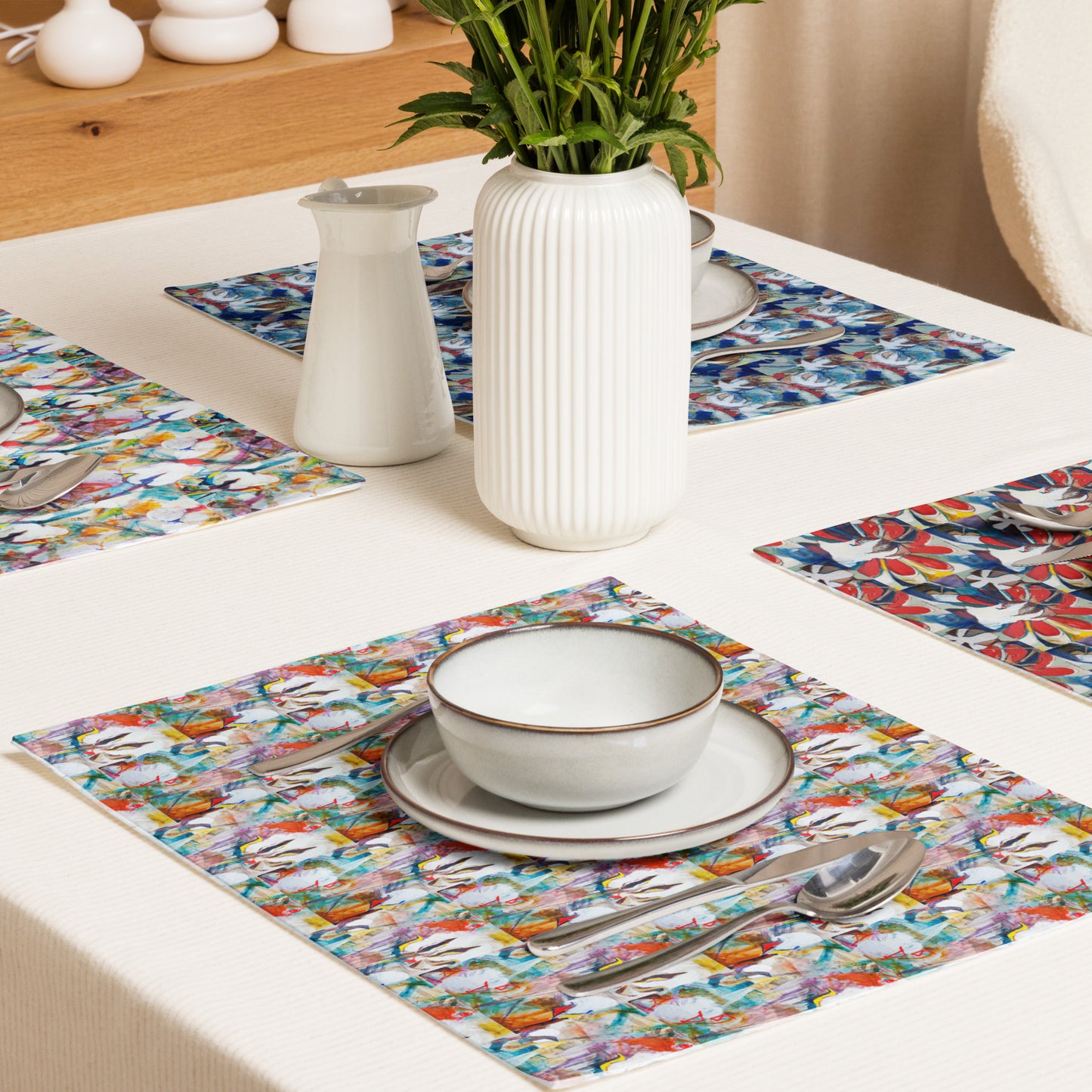 Colorful Cotton Placemat Set