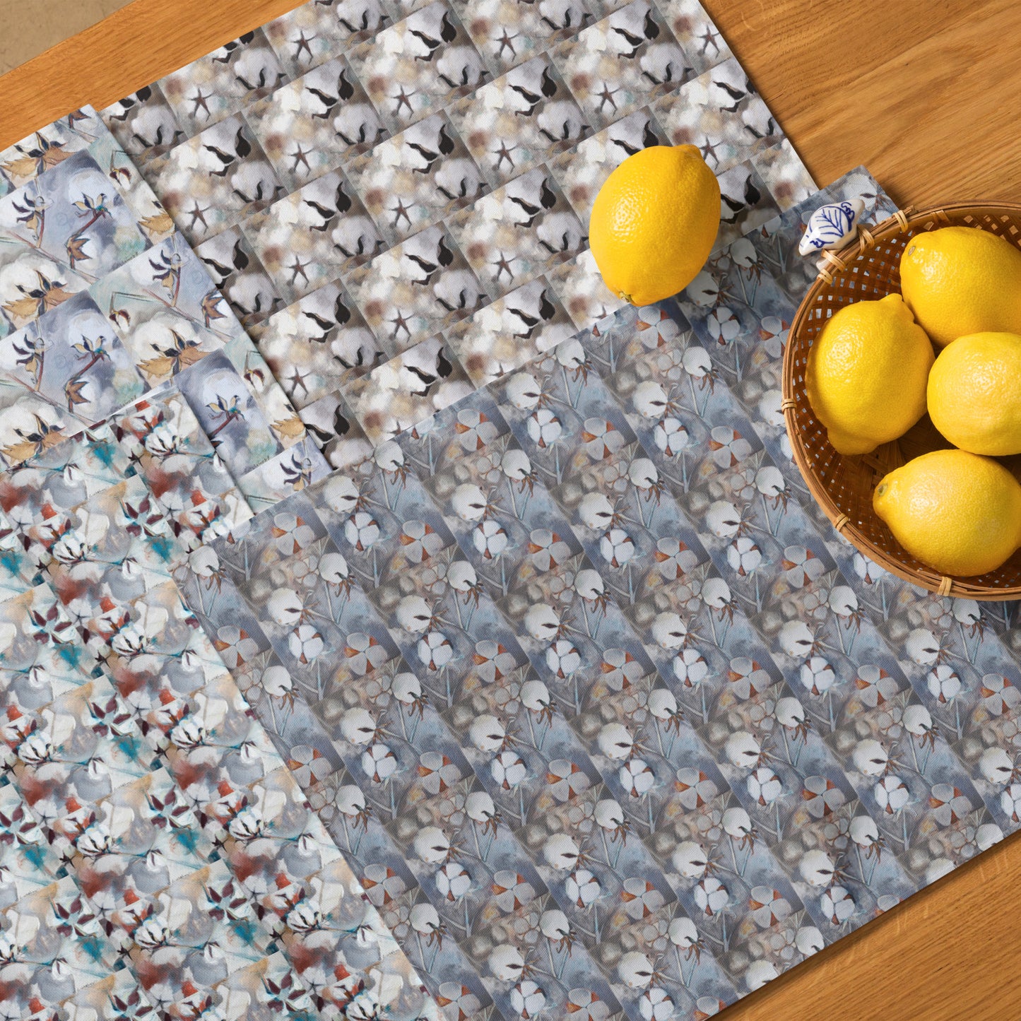 Soft Neutral Cotton Placemat Set