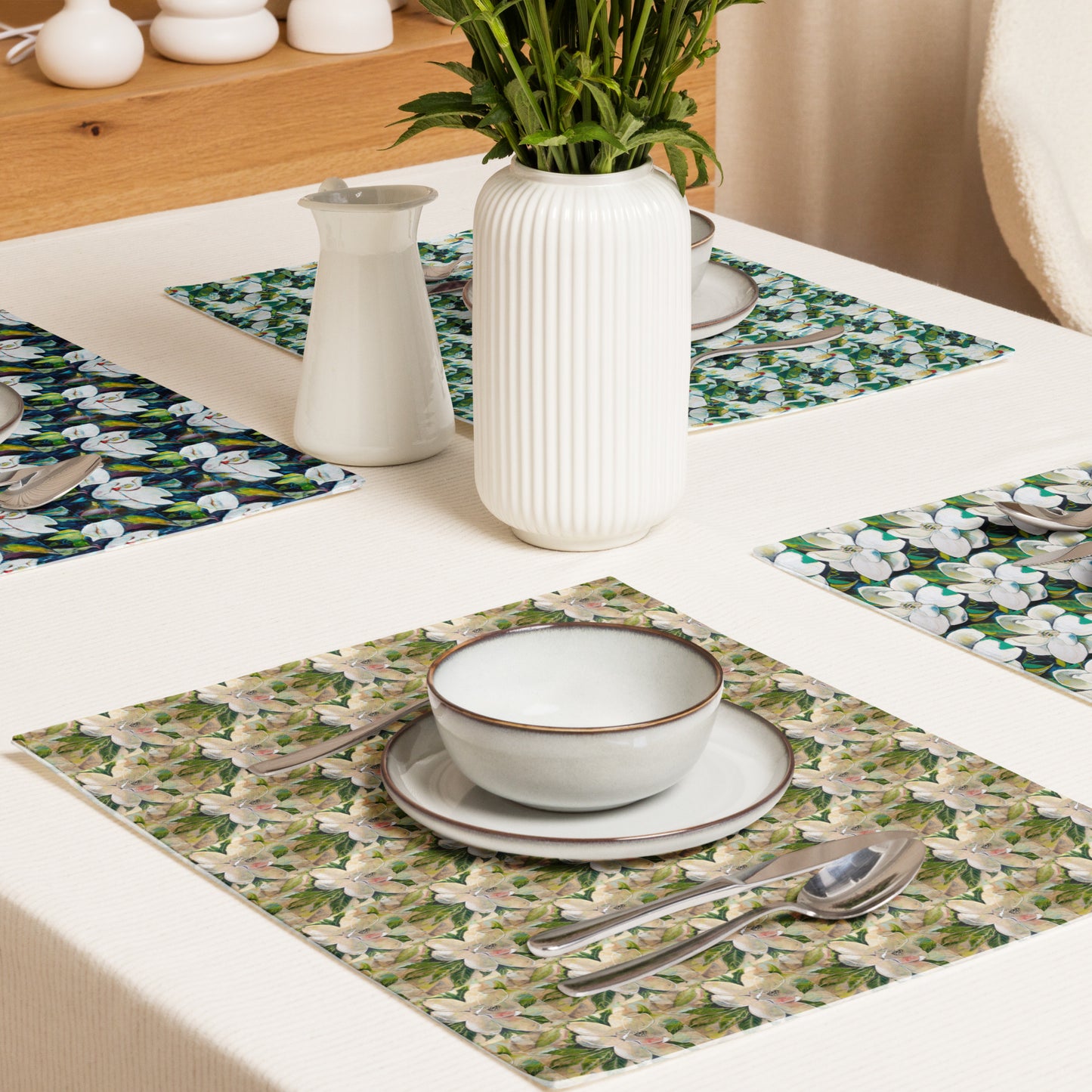 Louisiana Magnolia Placemat Set