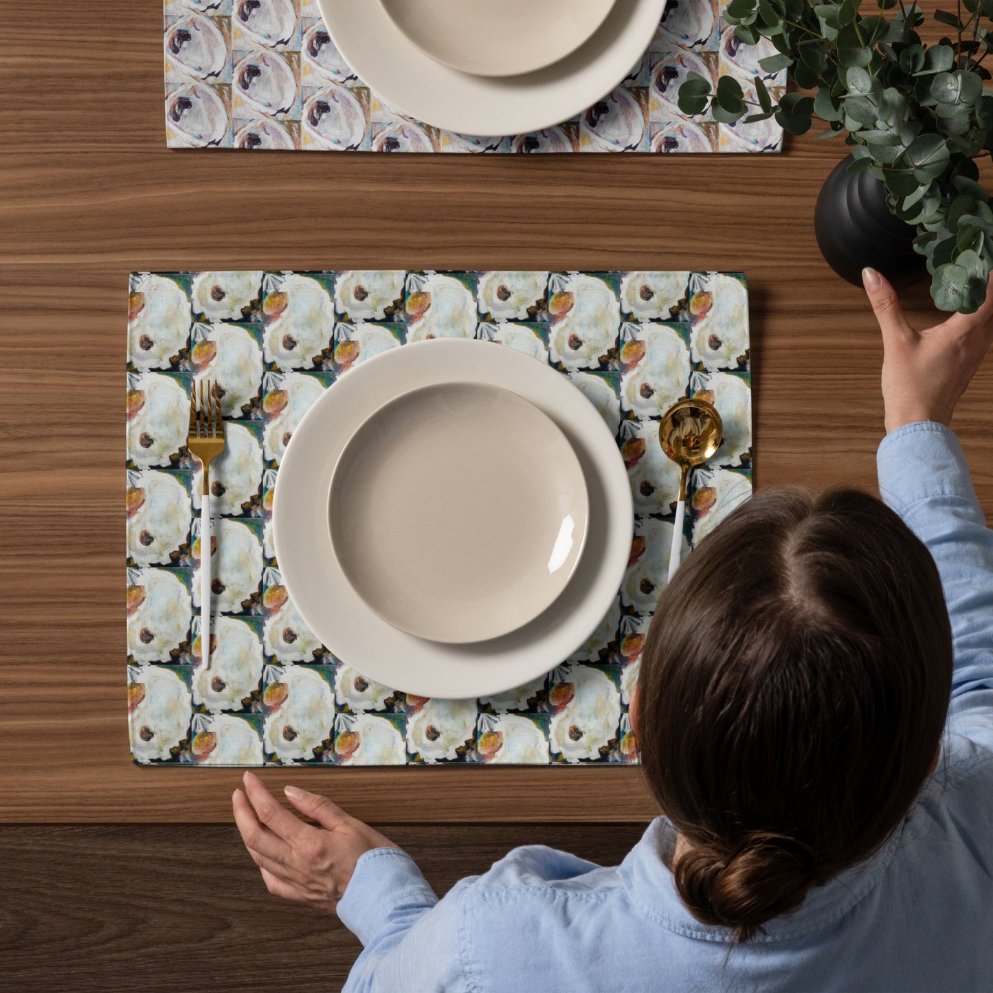 Chill Oyster Shells Placemat Set