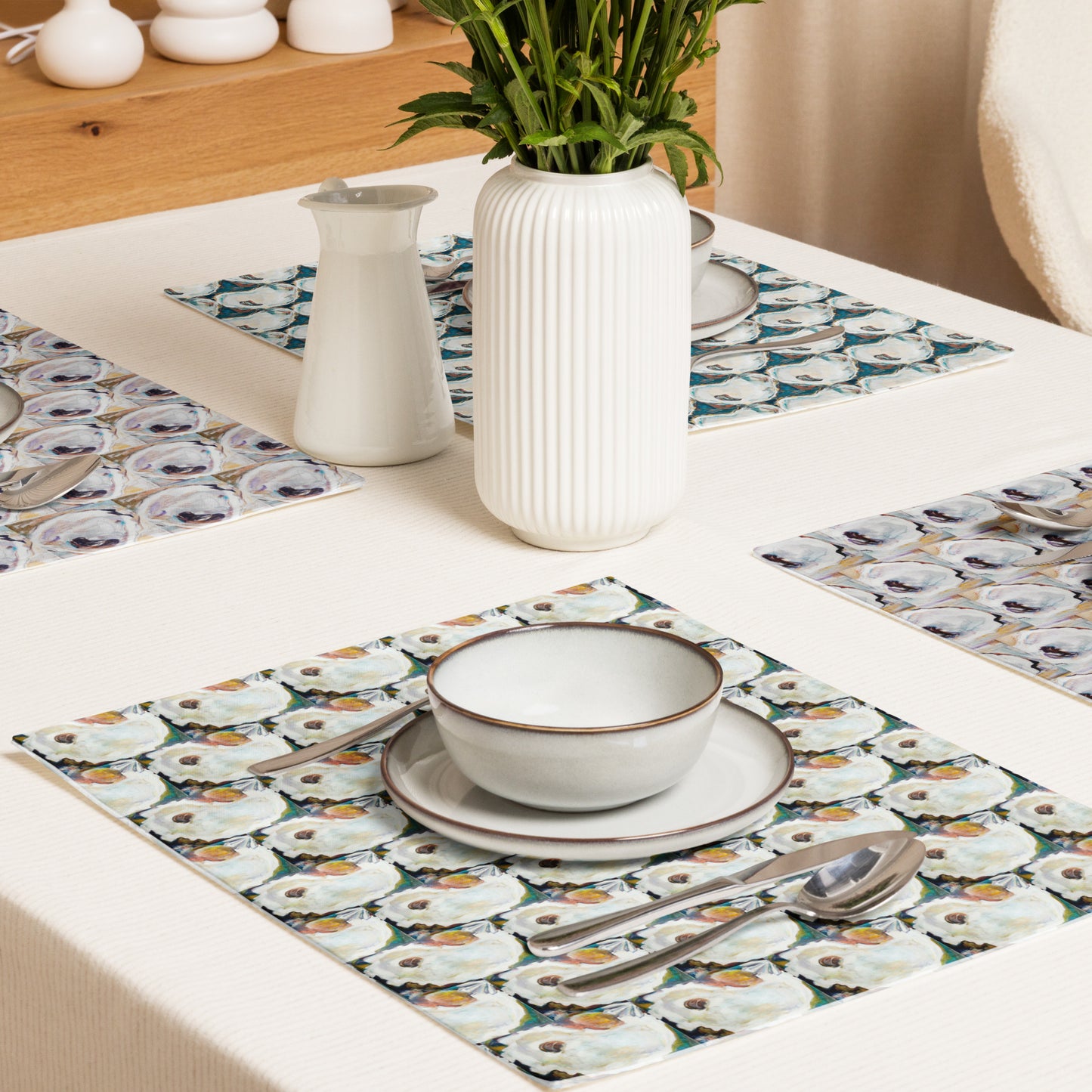 Chill Oyster Shells Placemat Set