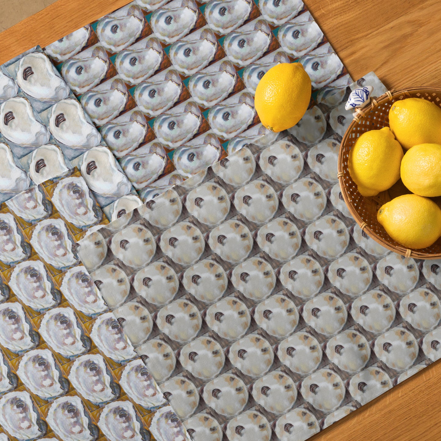 Neutral Oysters Placemat Set