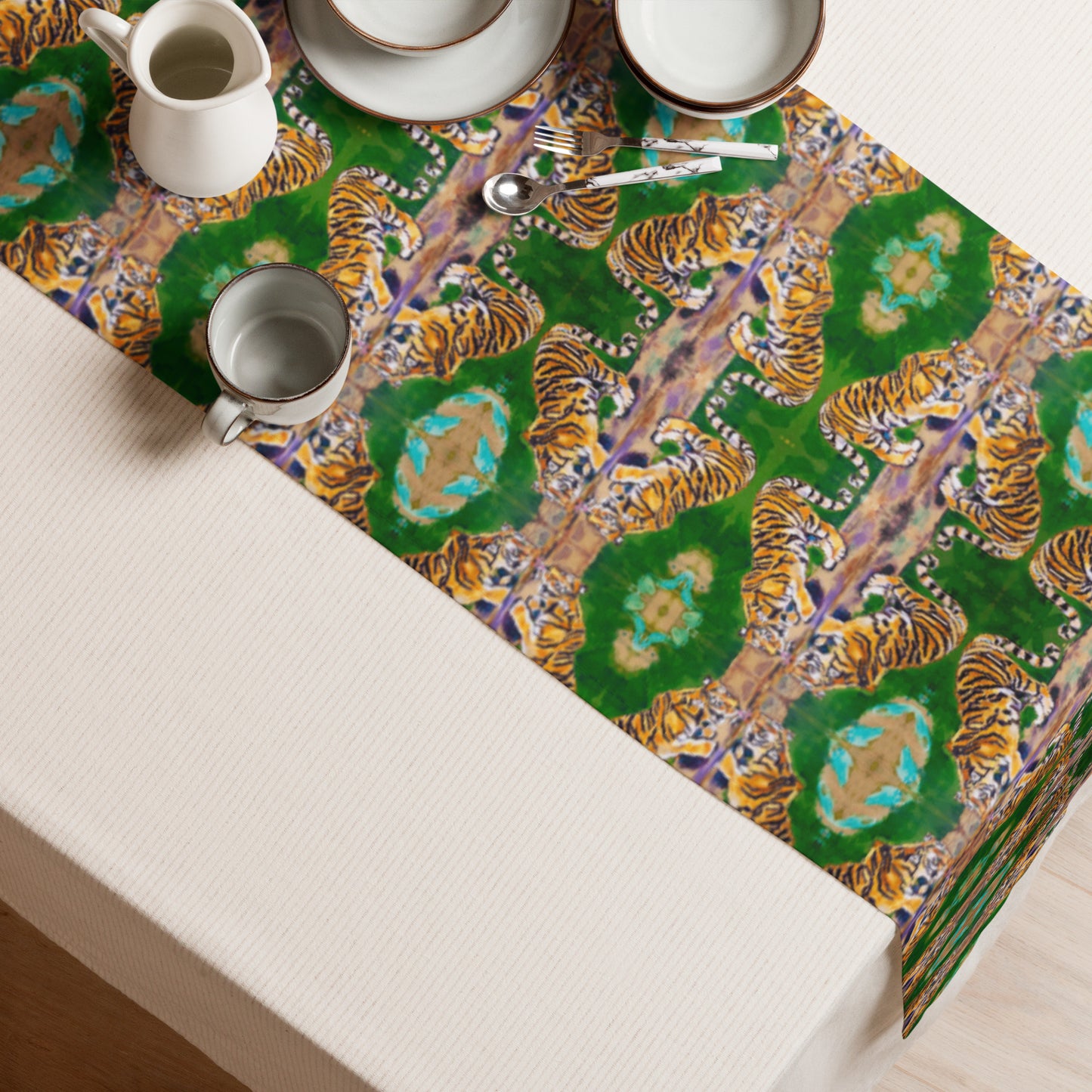 Tiger Reflections Table runner