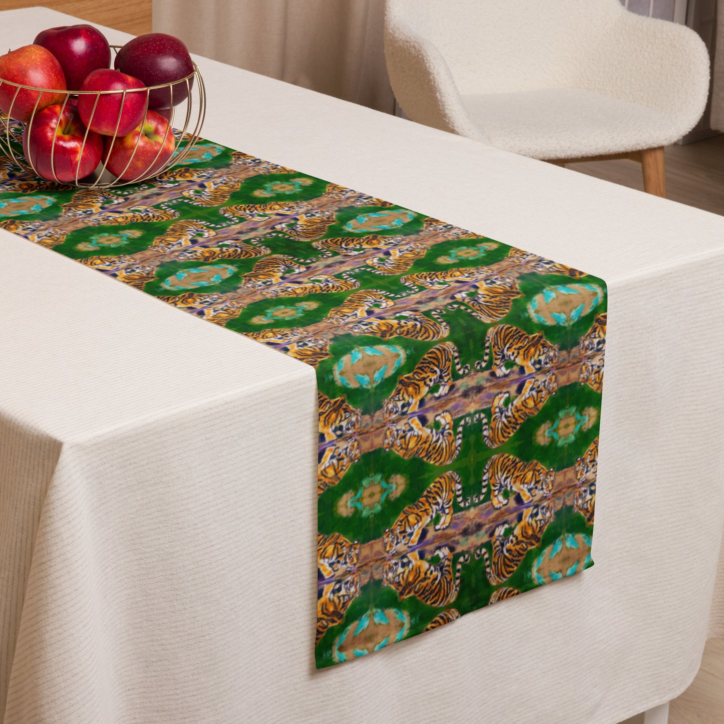 Tiger Reflections Table runner