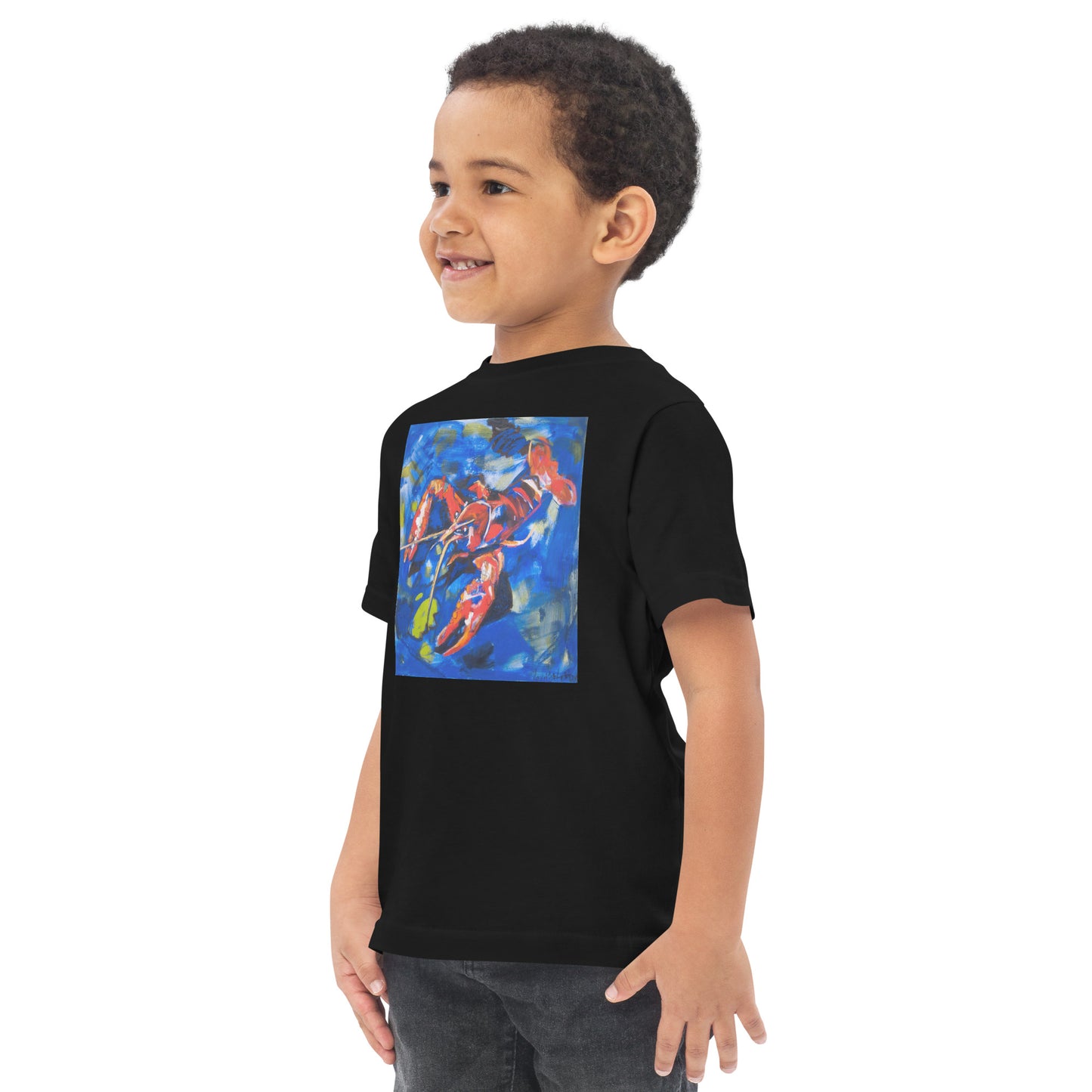 Crawfish in Habitat Toddler jersey t-shirt