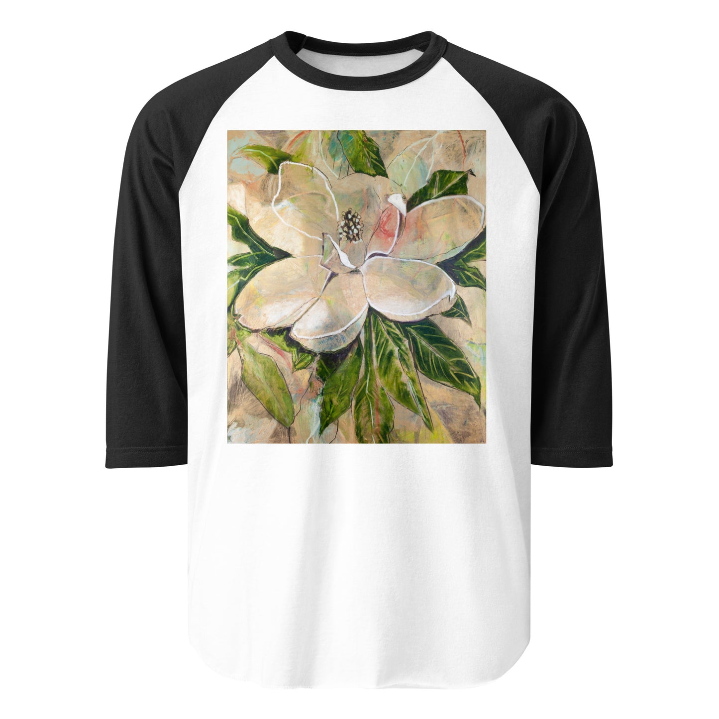 Steel Magnolia 3/4 sleeve raglan shirt