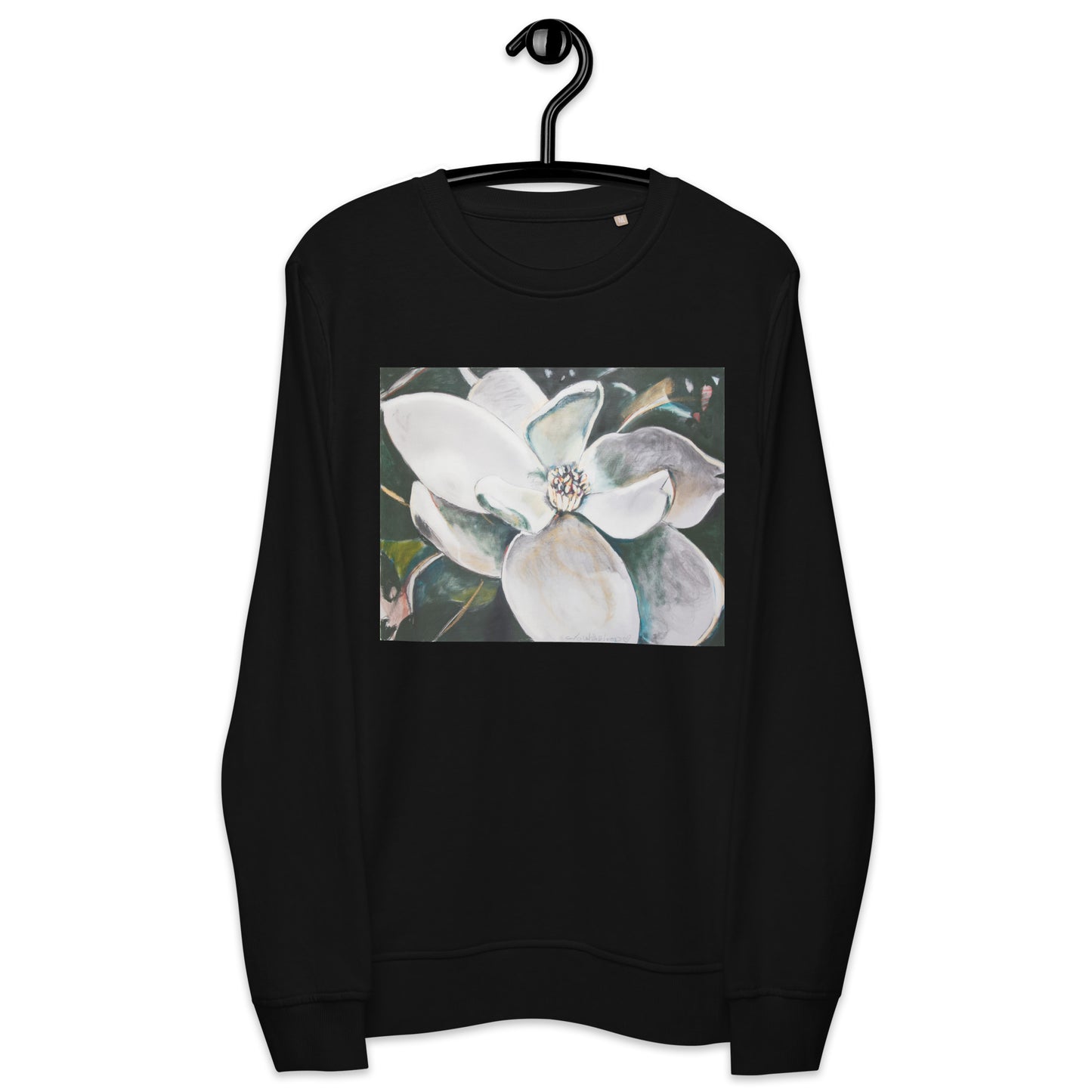 Open Heart Magnolia Unisex organic sweatshirt