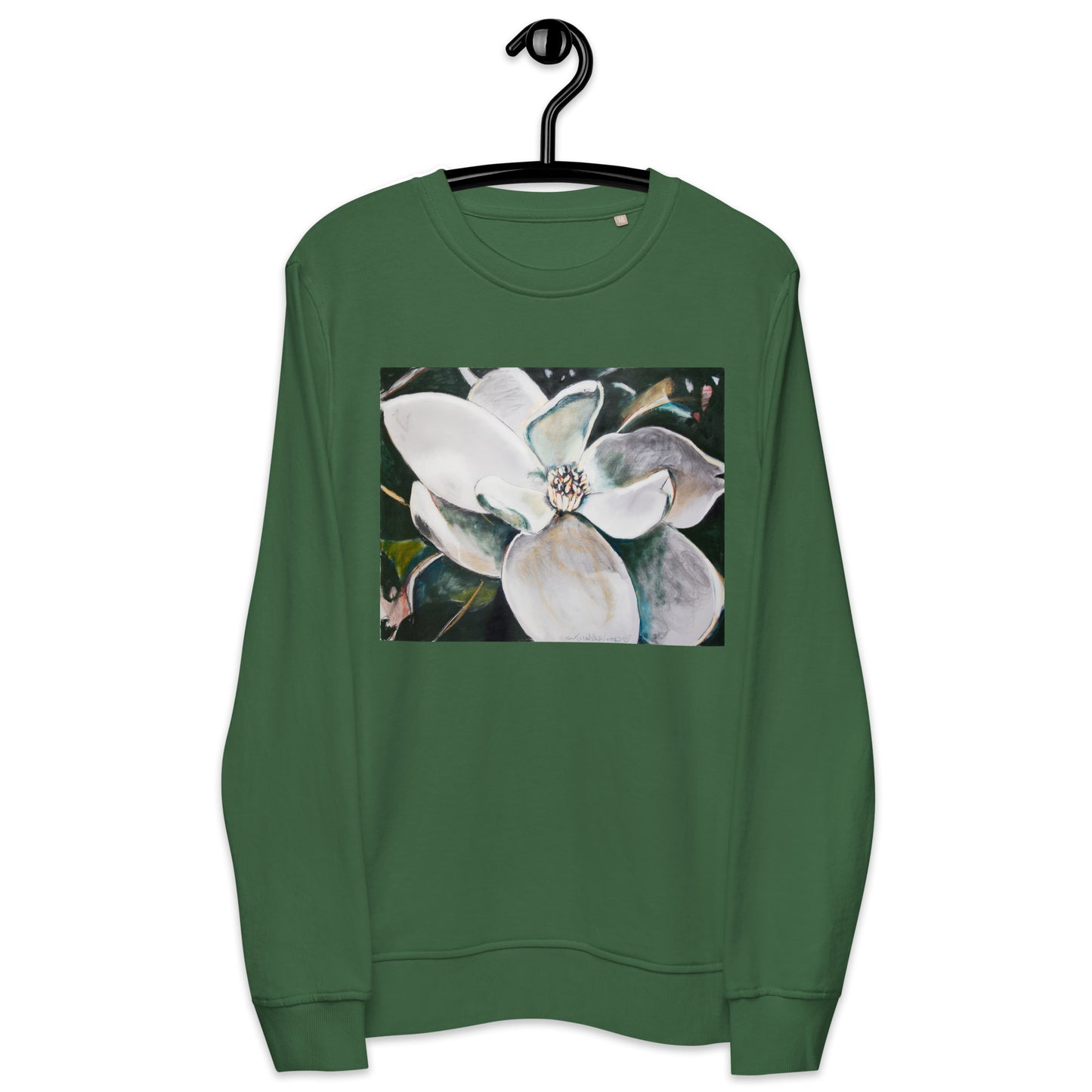 Open Heart Magnolia Unisex organic sweatshirt