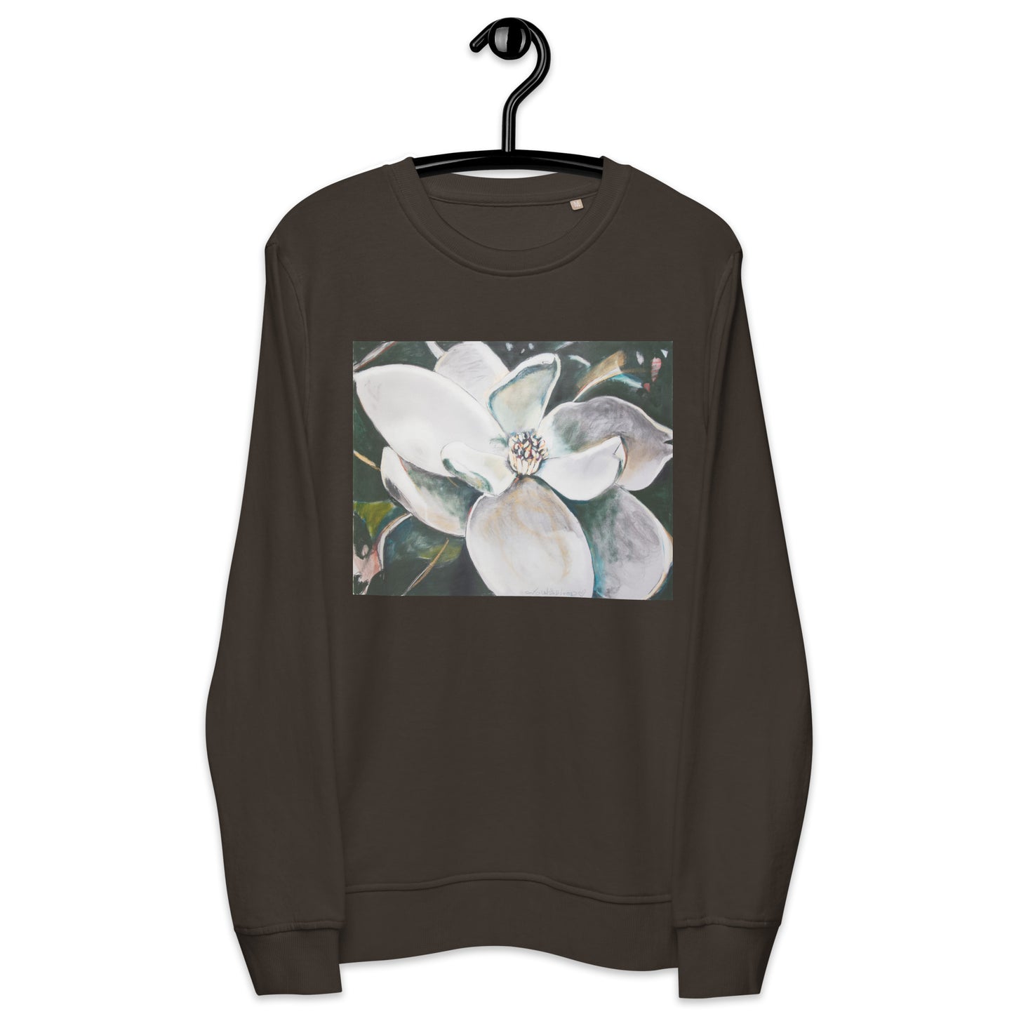 Open Heart Magnolia Unisex organic sweatshirt