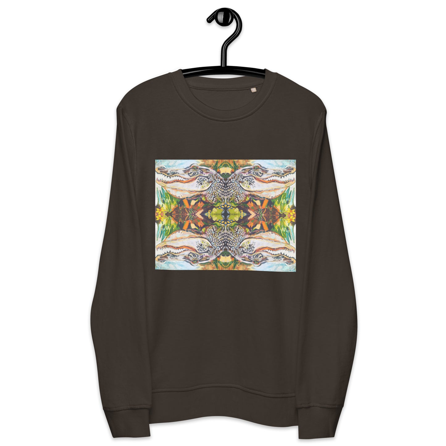 Groovy Gator Reflection Unisex organic sweatshirt