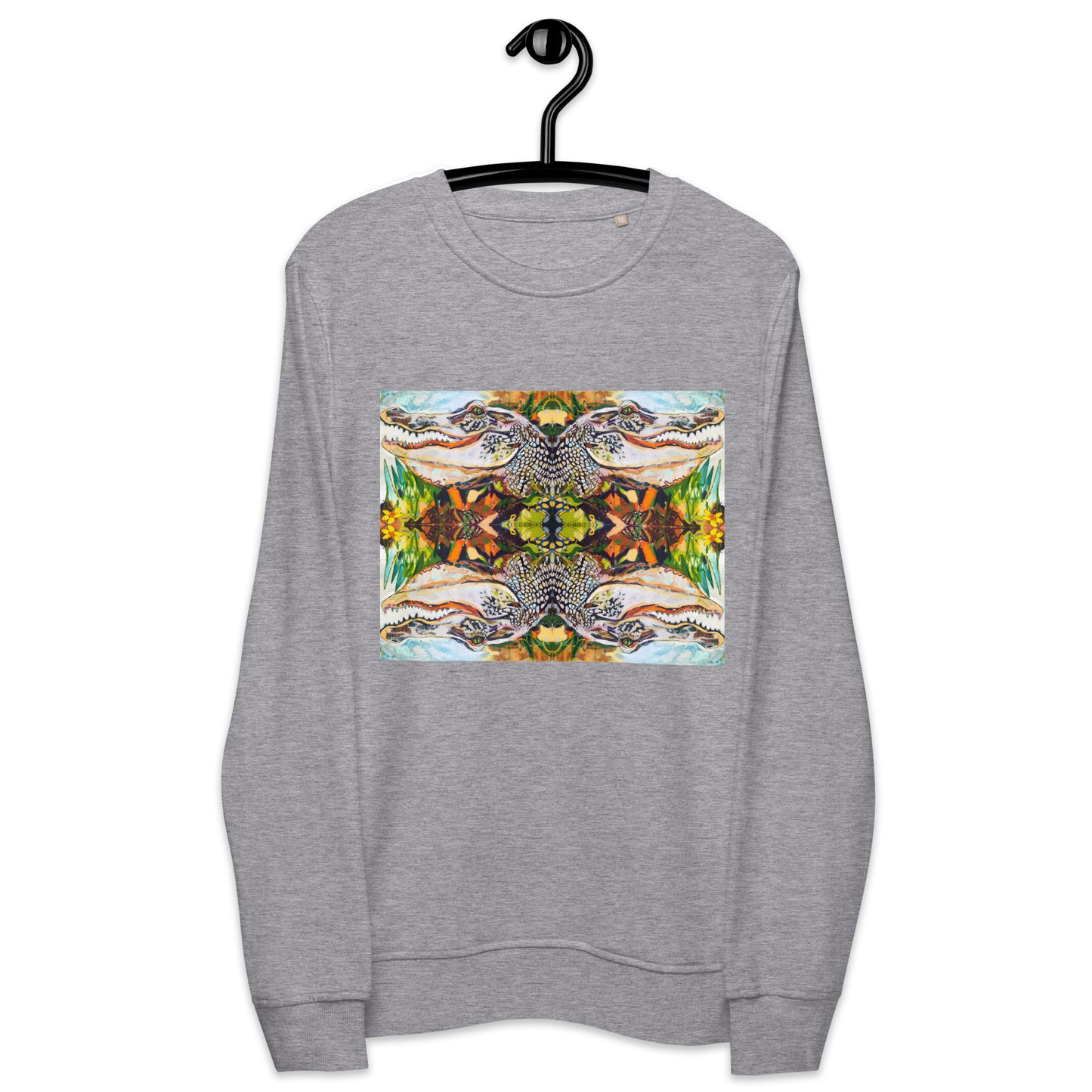 Groovy Gator Reflection Unisex organic sweatshirt