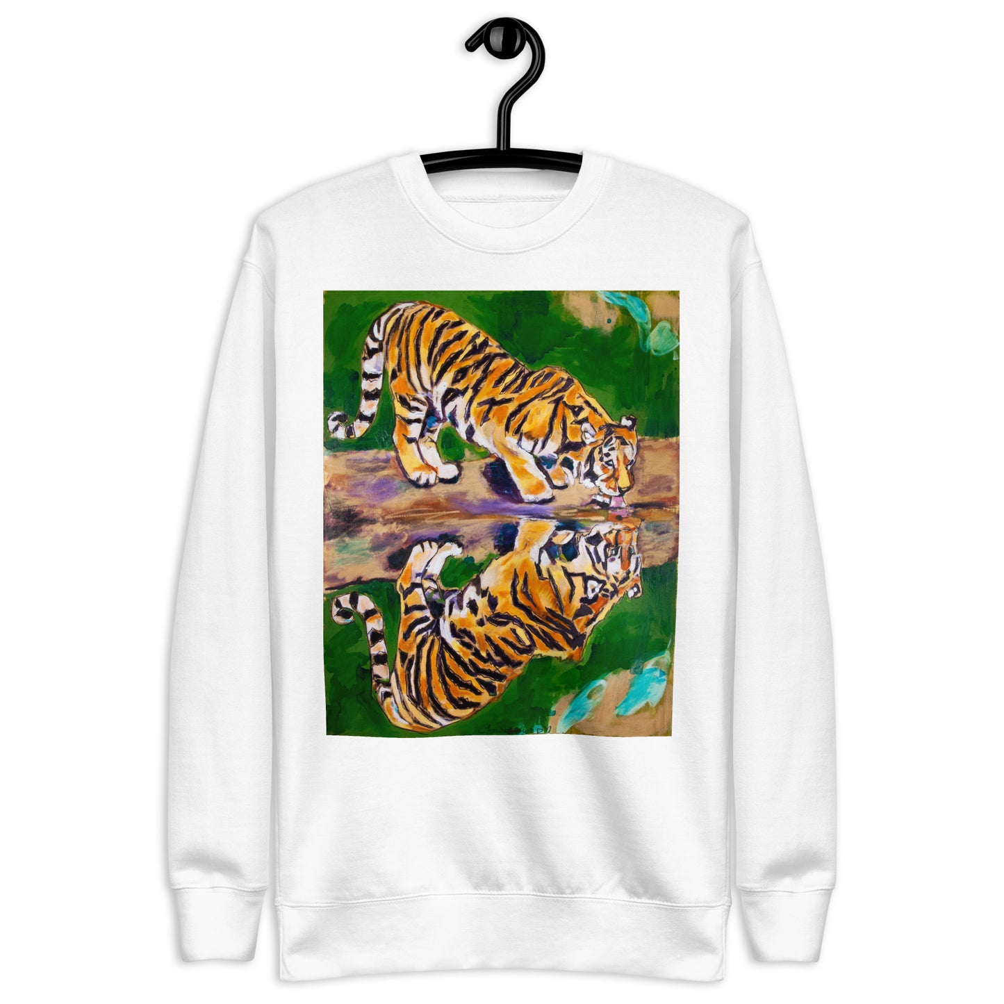 Tiger Reflections Unisex Premium Sweatshirt
