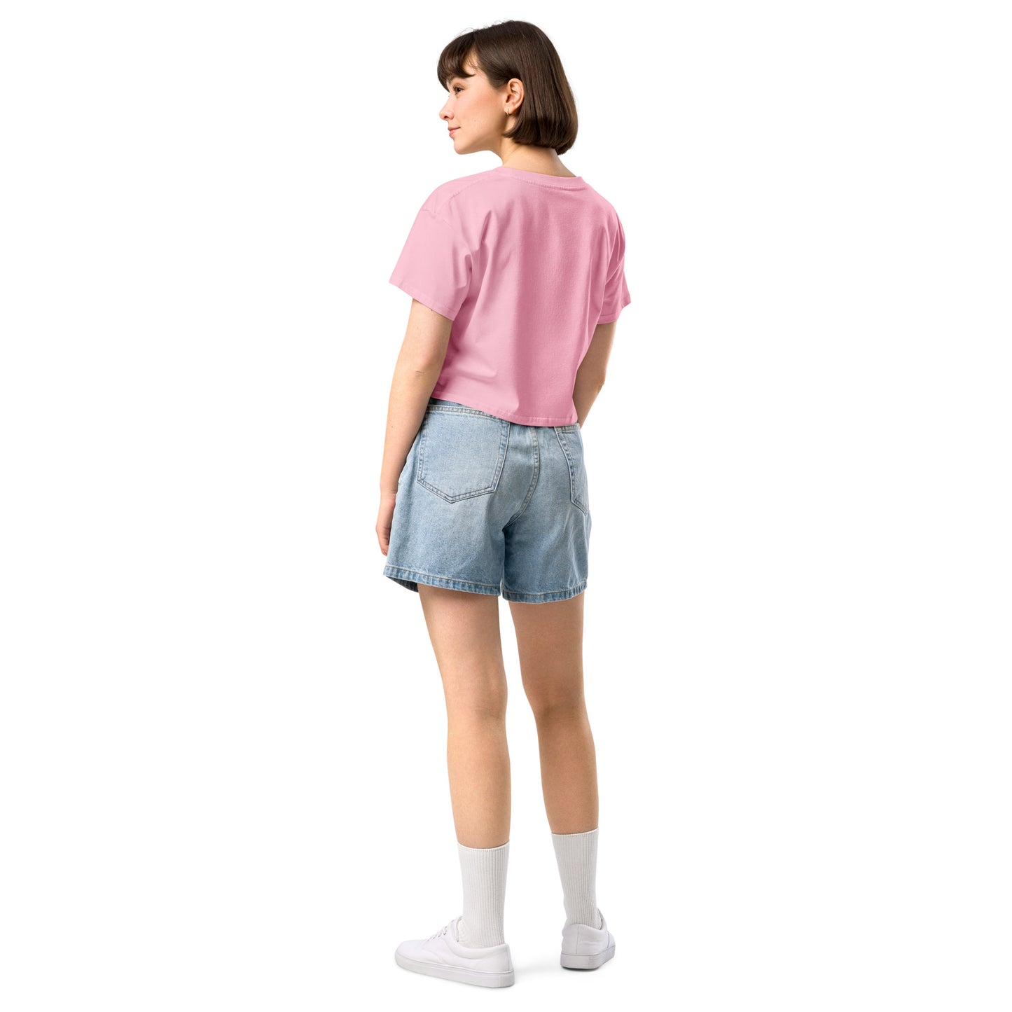 Roseate Spoonbills in the Marsh Women’s crop top