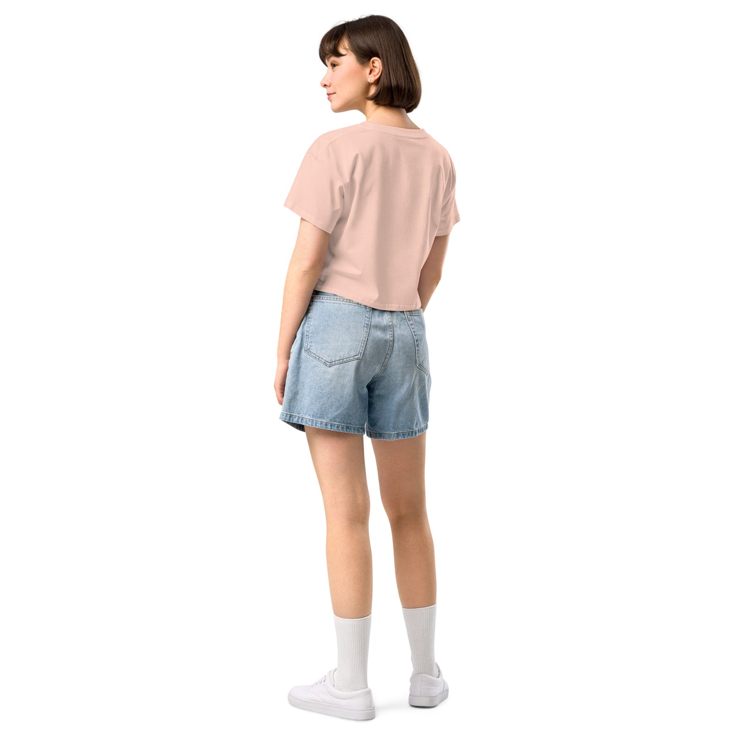 Roseate Spoonbills in the Marsh Women’s crop top