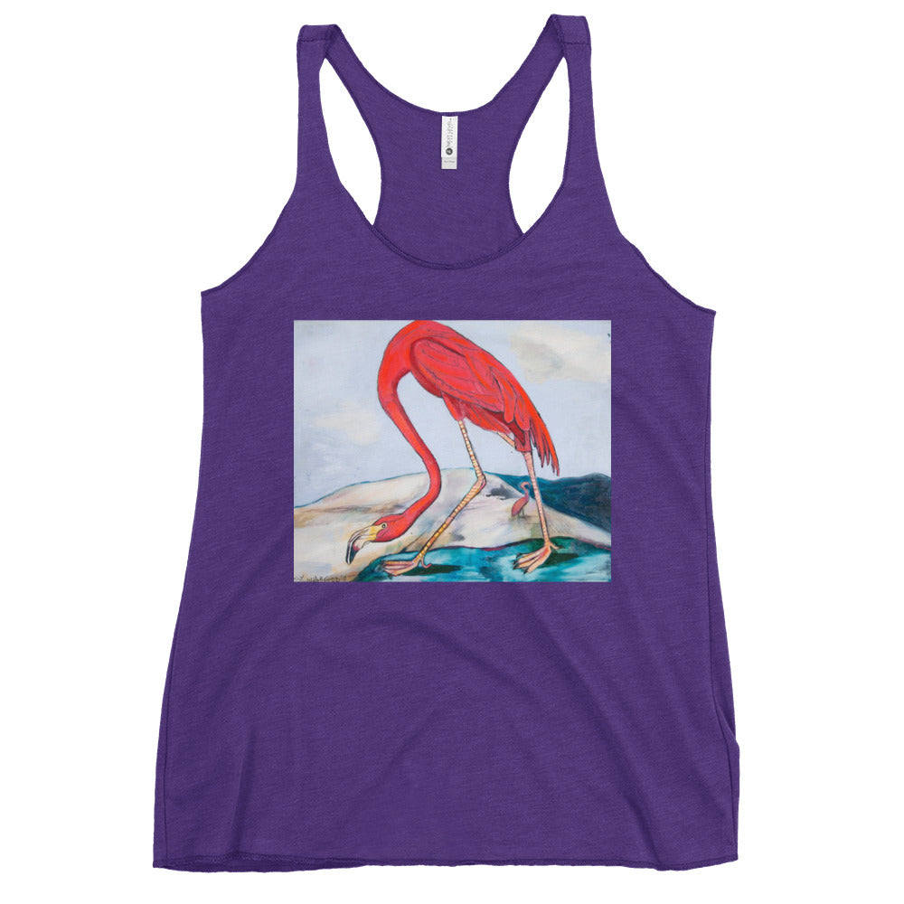 Flamingo Oasis Women's Racerback Tank