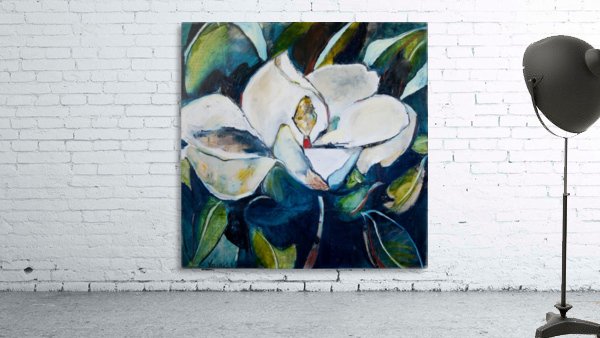 LOUISIANA MAGNOLIA WITH 1937 LETTER COLLAGE
