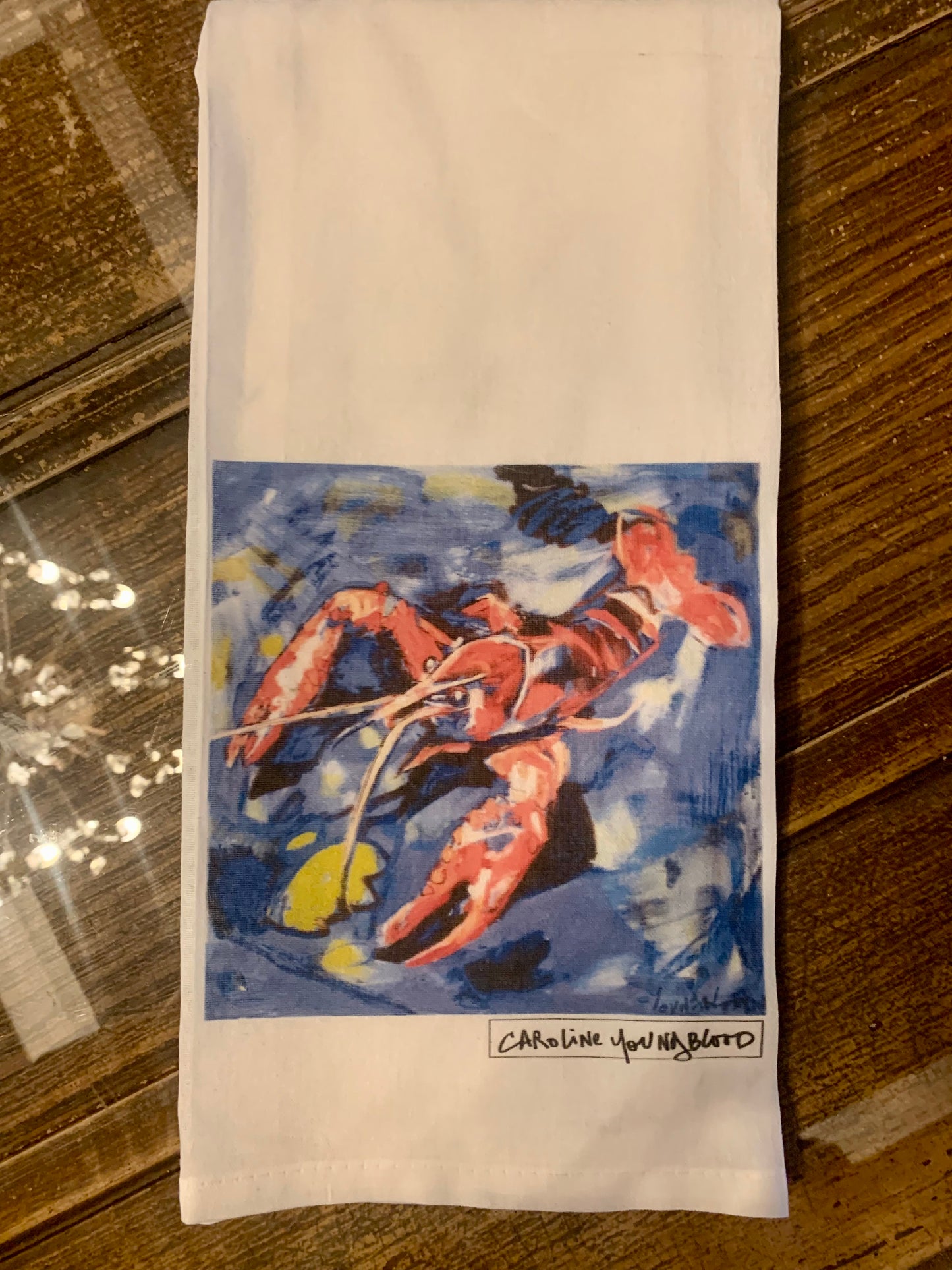 Crawfish 🦞  in Habitat Tea Towel