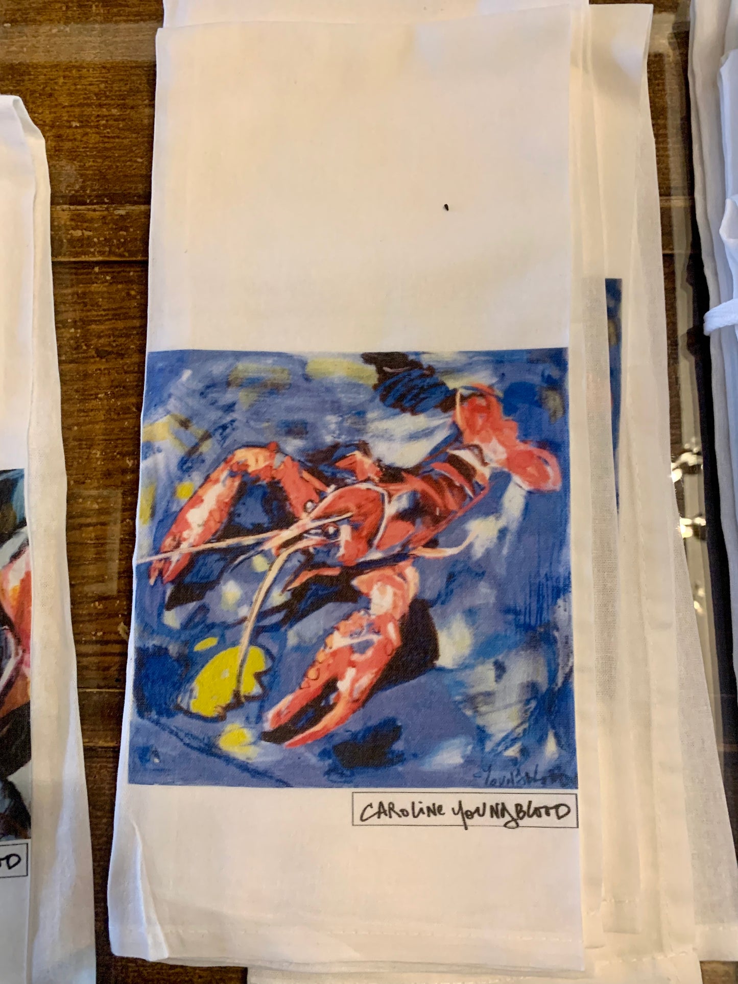 Crawfish 🦞  in Habitat Tea Towel