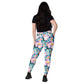 Pink Camillas Crossover leggings with pockets