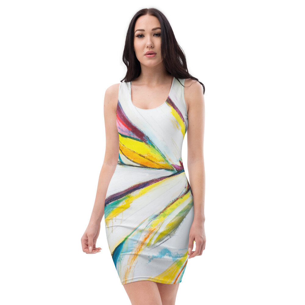 Zinnias Sublimation Cut & Sew Dress