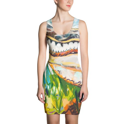 Groovy Gator Sublimation Cut & Sew Dress