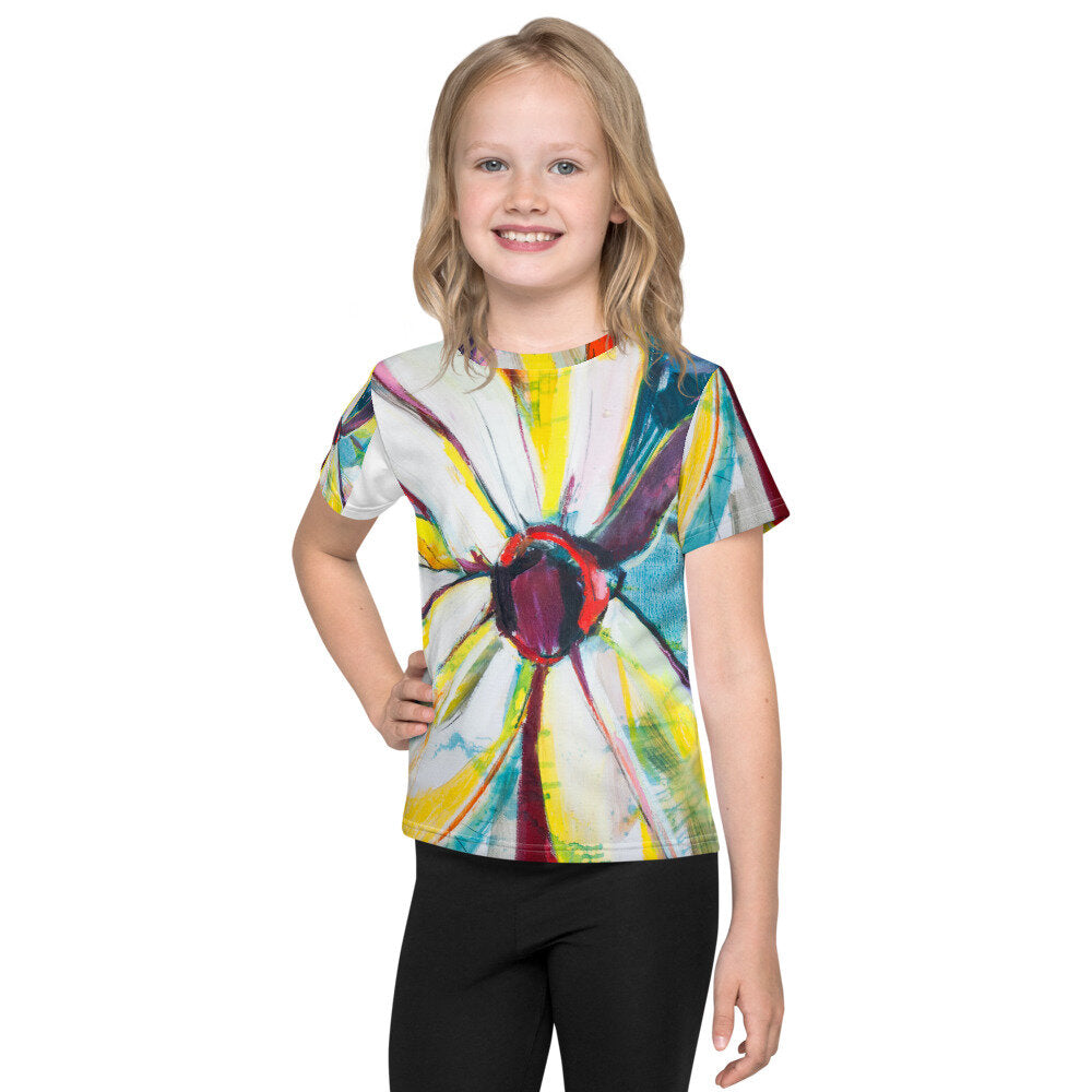 Zinnias Kids crew neck t-shirt