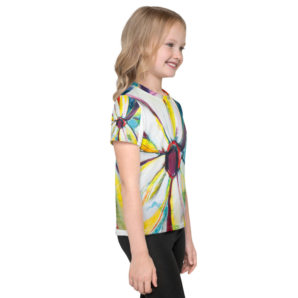 Zinnias Kids crew neck t-shirt